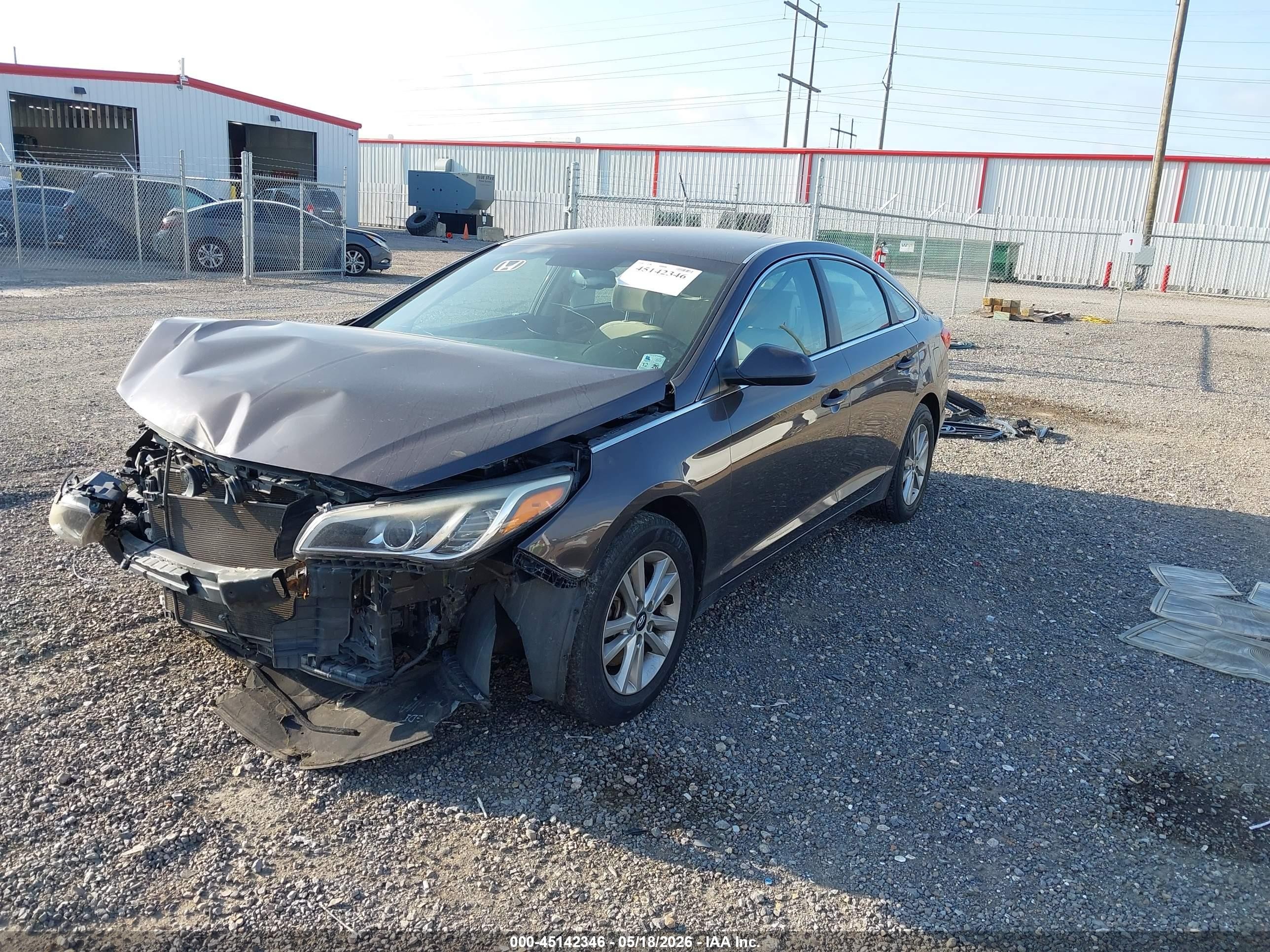 2016 Hyundai Sonata Se Brown vin: 5NPE24AF4GH366065