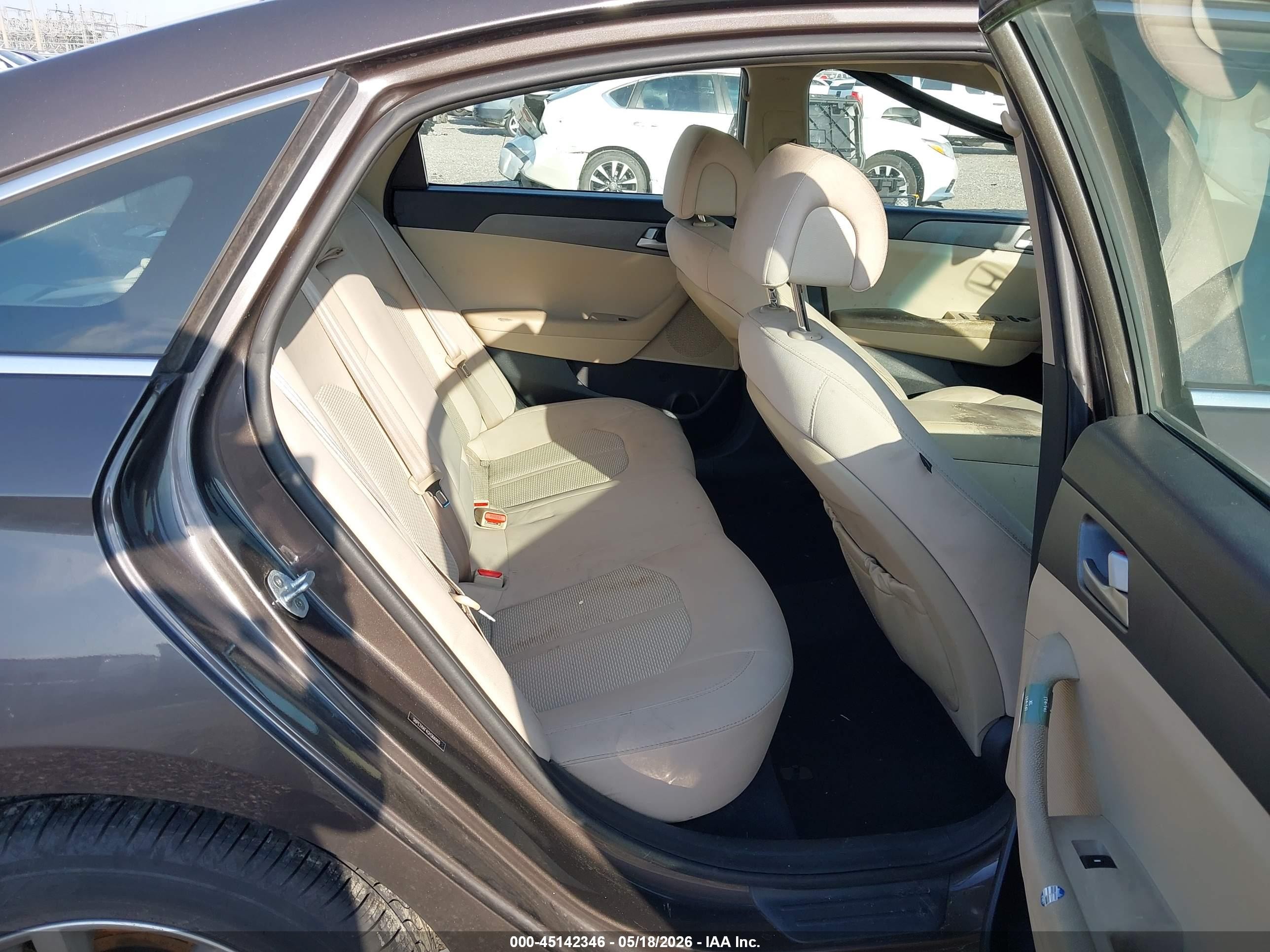 2016 Hyundai Sonata Se Brown vin: 5NPE24AF4GH366065