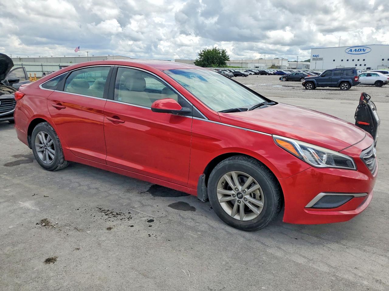 2017 Hyundai Sonata Se Burgundy vin: 5NPE24AF4HH473604