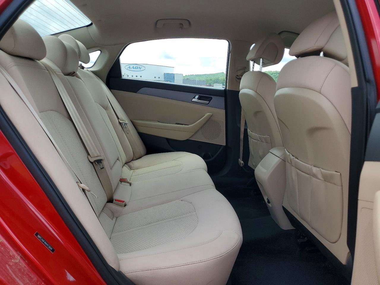 2017 Hyundai Sonata Se Burgundy vin: 5NPE24AF4HH473604