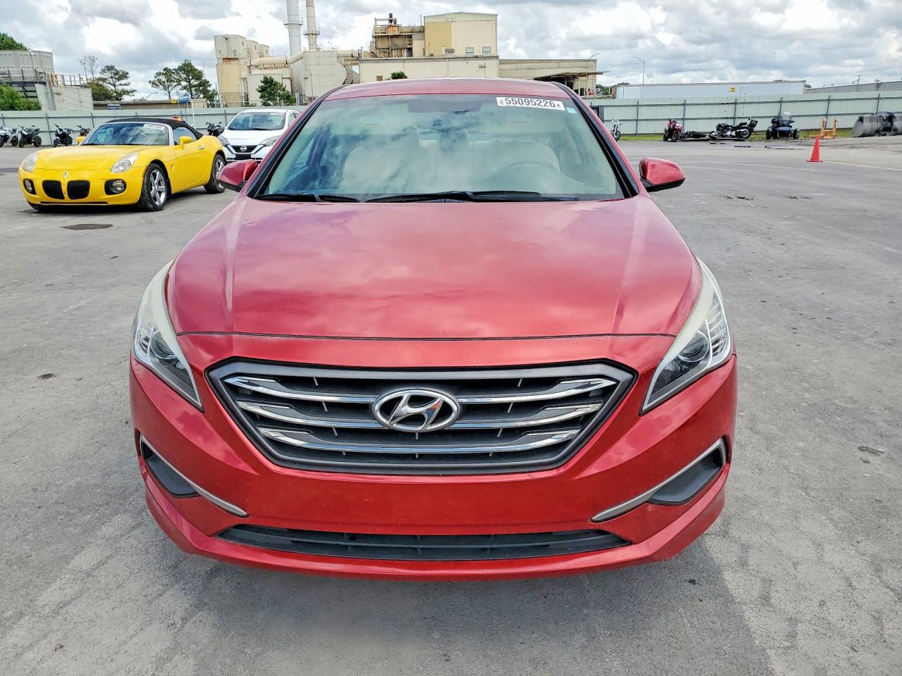 2017 Hyundai Sonata Se Burgundy vin: 5NPE24AF4HH473604