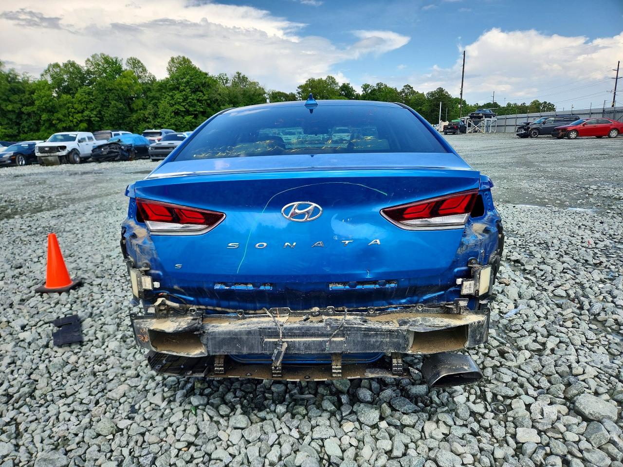 2019 Hyundai Sonata Se Blue vin: 5NPE24AF4KH783596