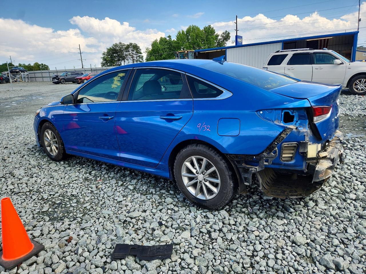2019 Hyundai Sonata Se Blue vin: 5NPE24AF4KH783596