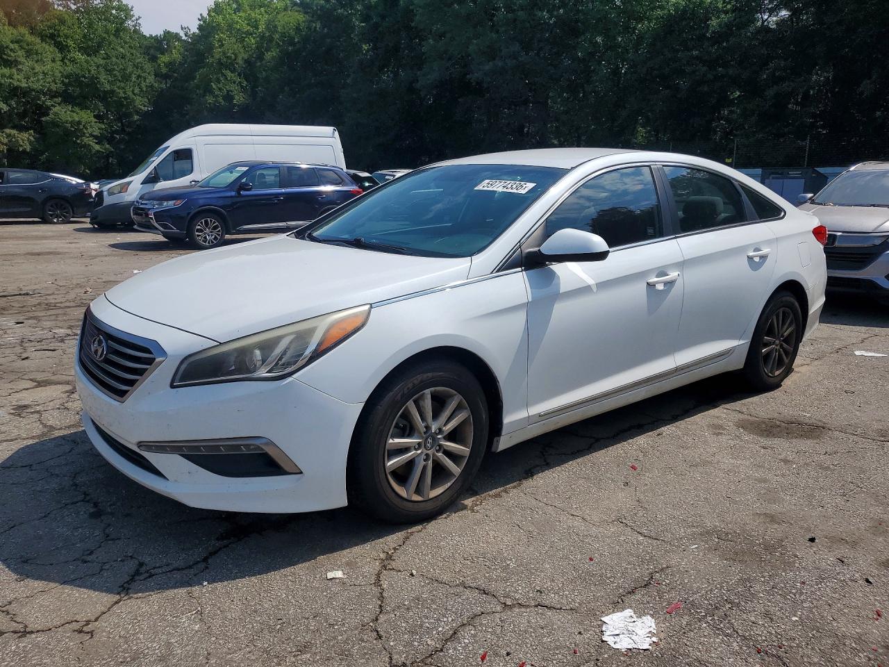 2015 Hyundai Sonata Se White vin: 5NPE24AF5FH000680