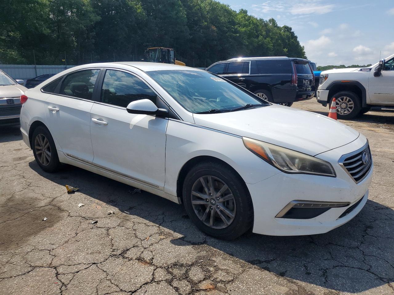 2015 Hyundai Sonata Se White vin: 5NPE24AF5FH000680