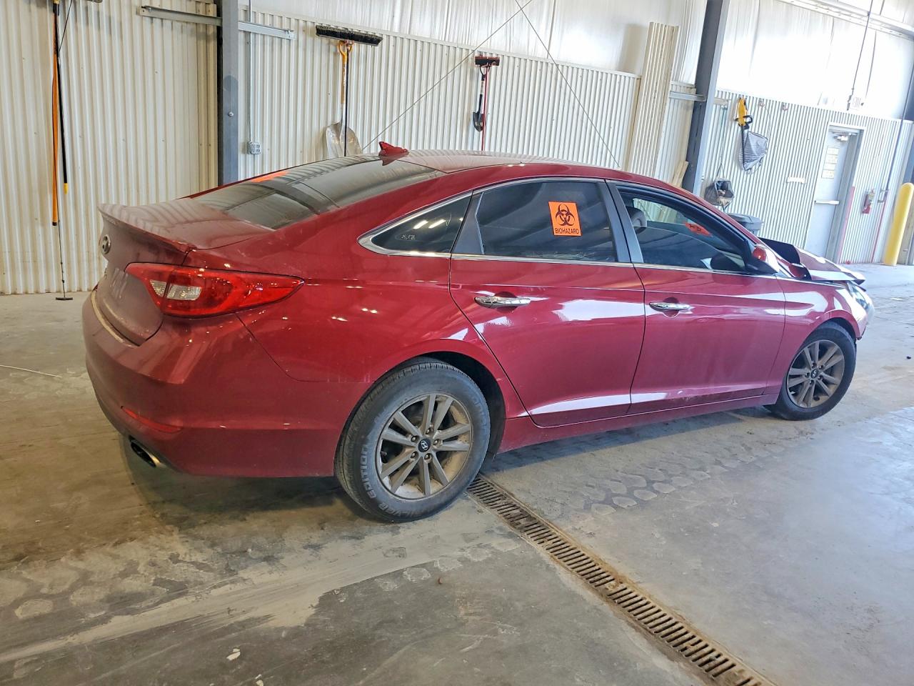 2015 Hyundai Sonata Red vin: 5NPE24AF5FH001554