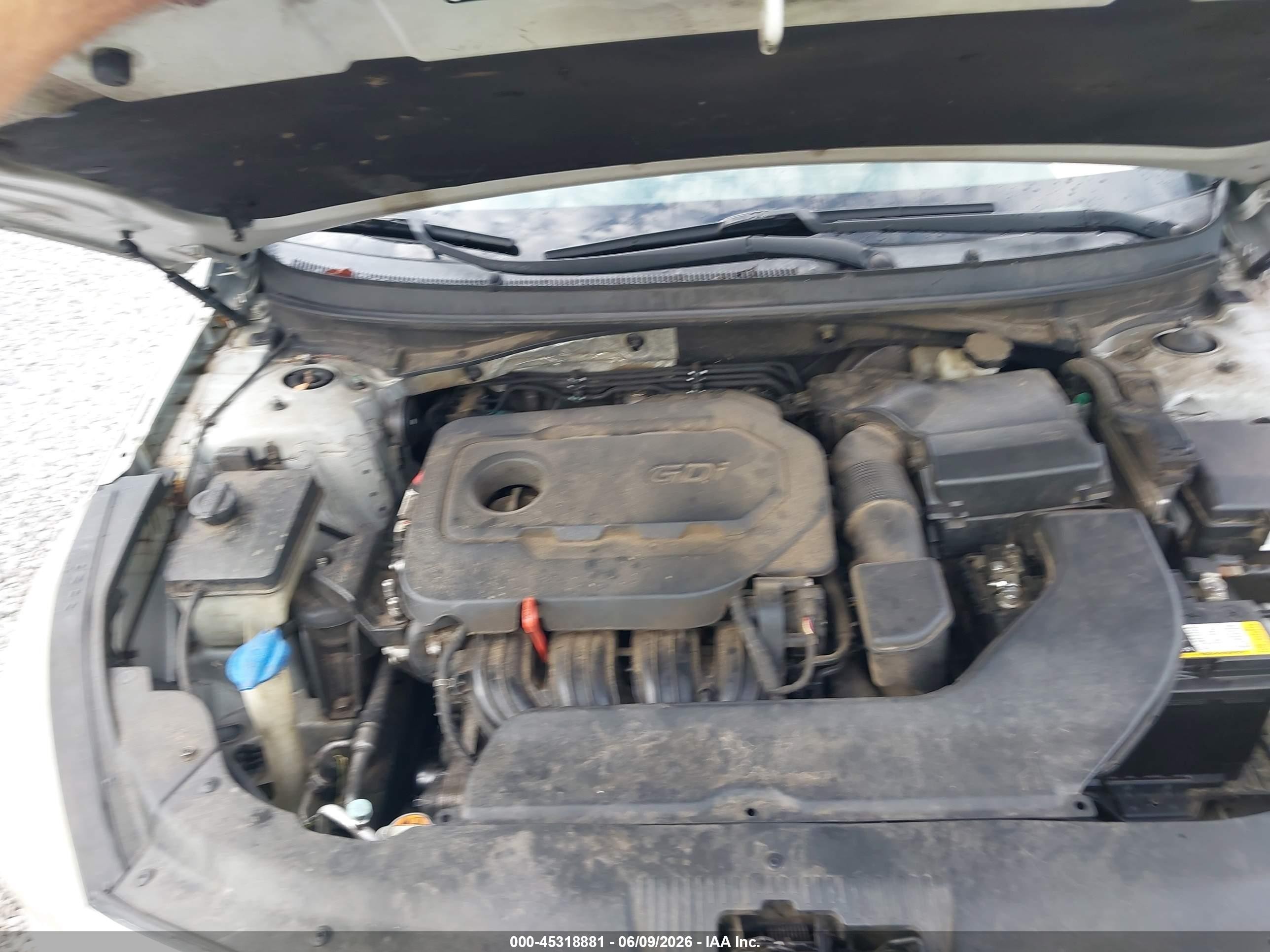 2015 Hyundai Sonata Se Серебряный vin: 5NPE24AF5FH001862