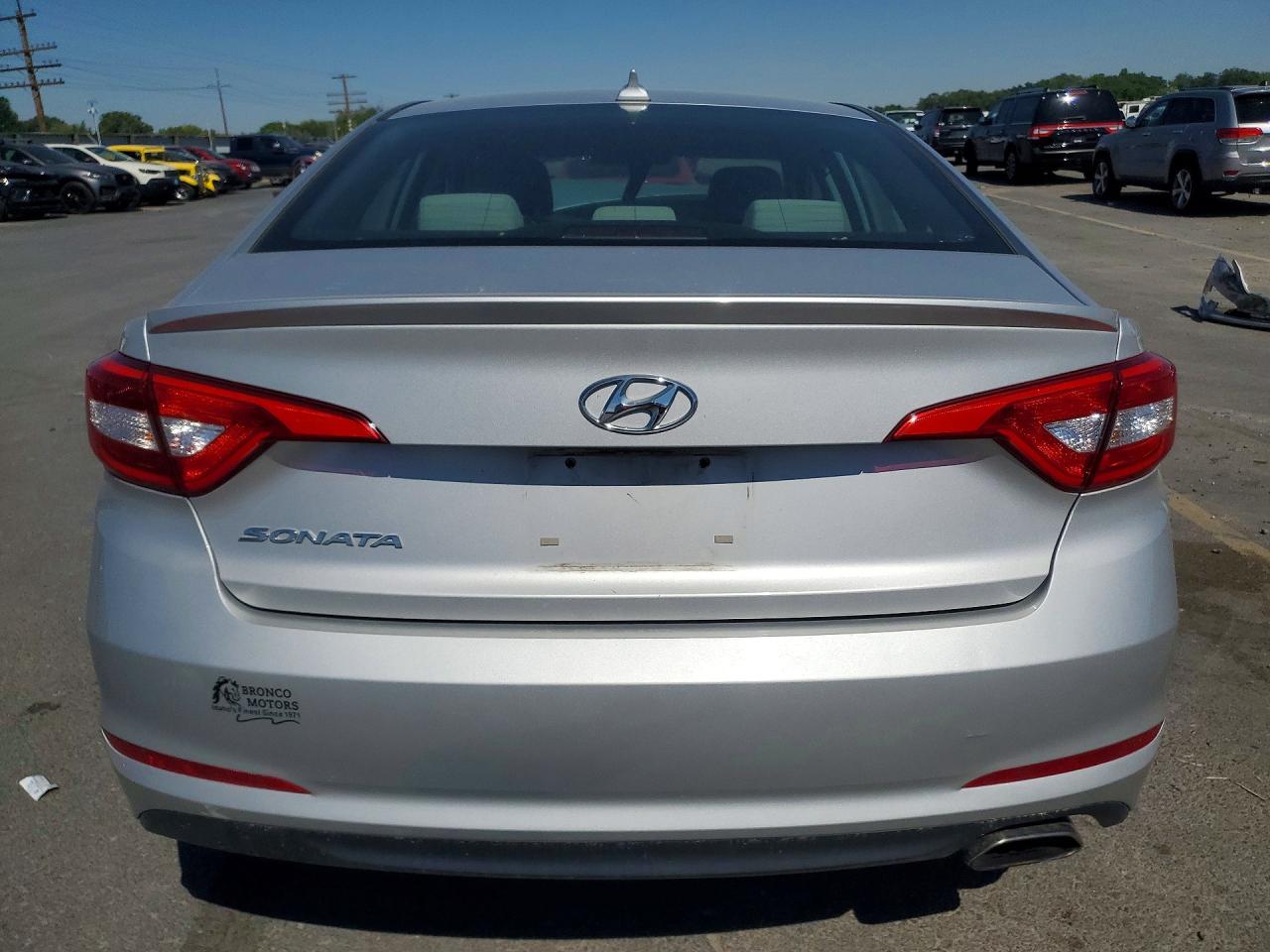2015 Hyundai Sonata Se Silver vin: 5NPE24AF5FH004664