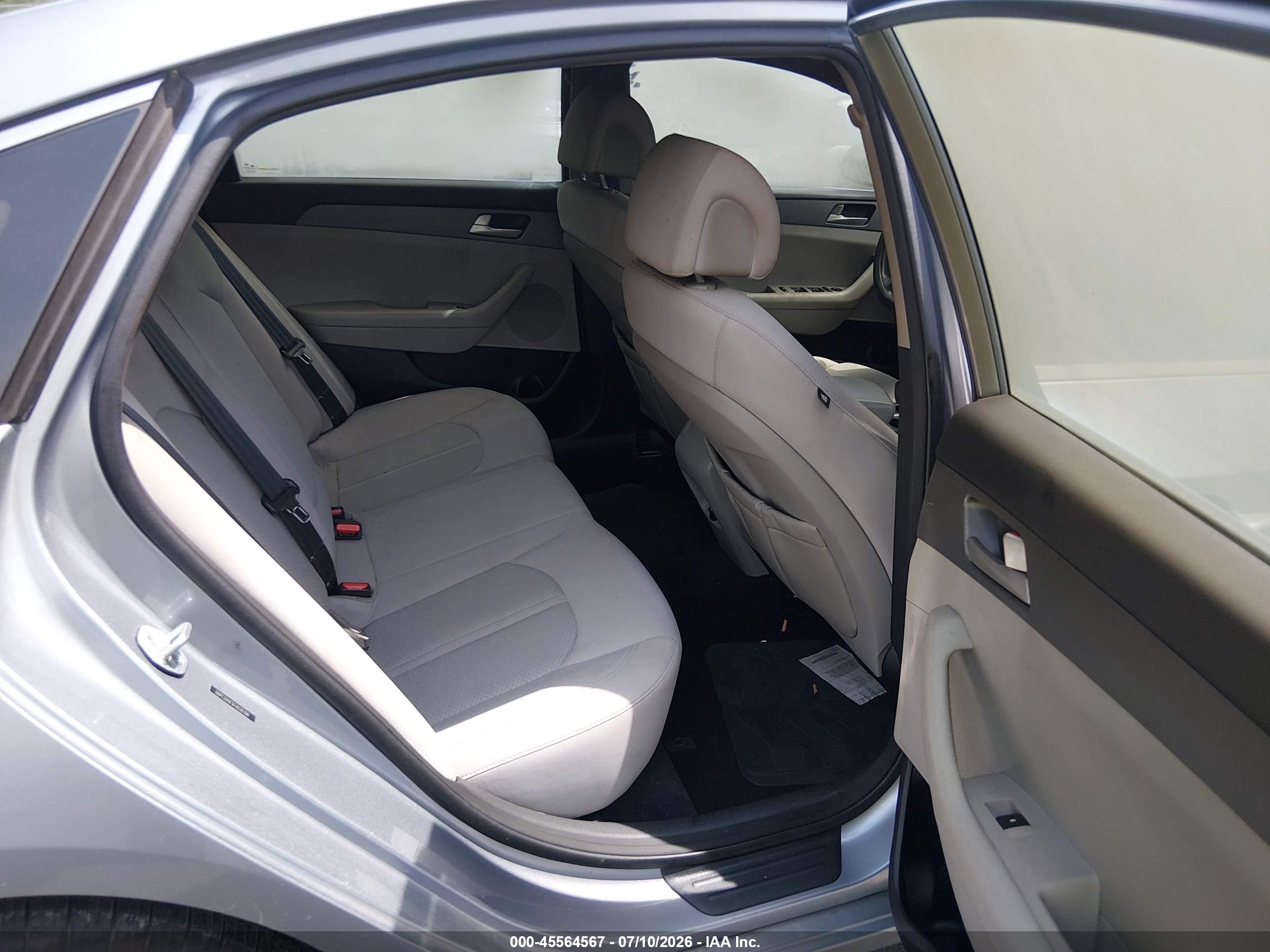 2015 Hyundai Sonata Se Gray vin: 5NPE24AF5FH030780