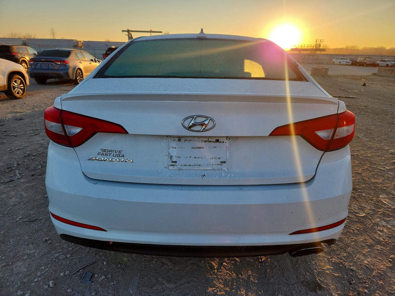 2015 Hyundai Sonata Se White vin: 5NPE24AF5FH038345