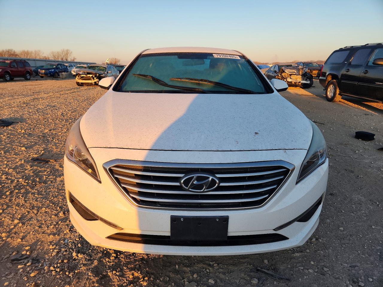 2015 Hyundai Sonata Se White vin: 5NPE24AF5FH038345