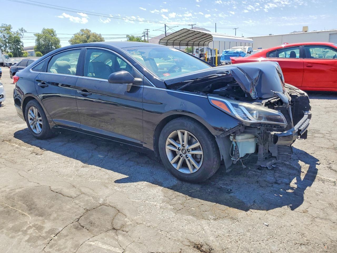 2015 Hyundai Sonata Se Black vin: 5NPE24AF5FH052097