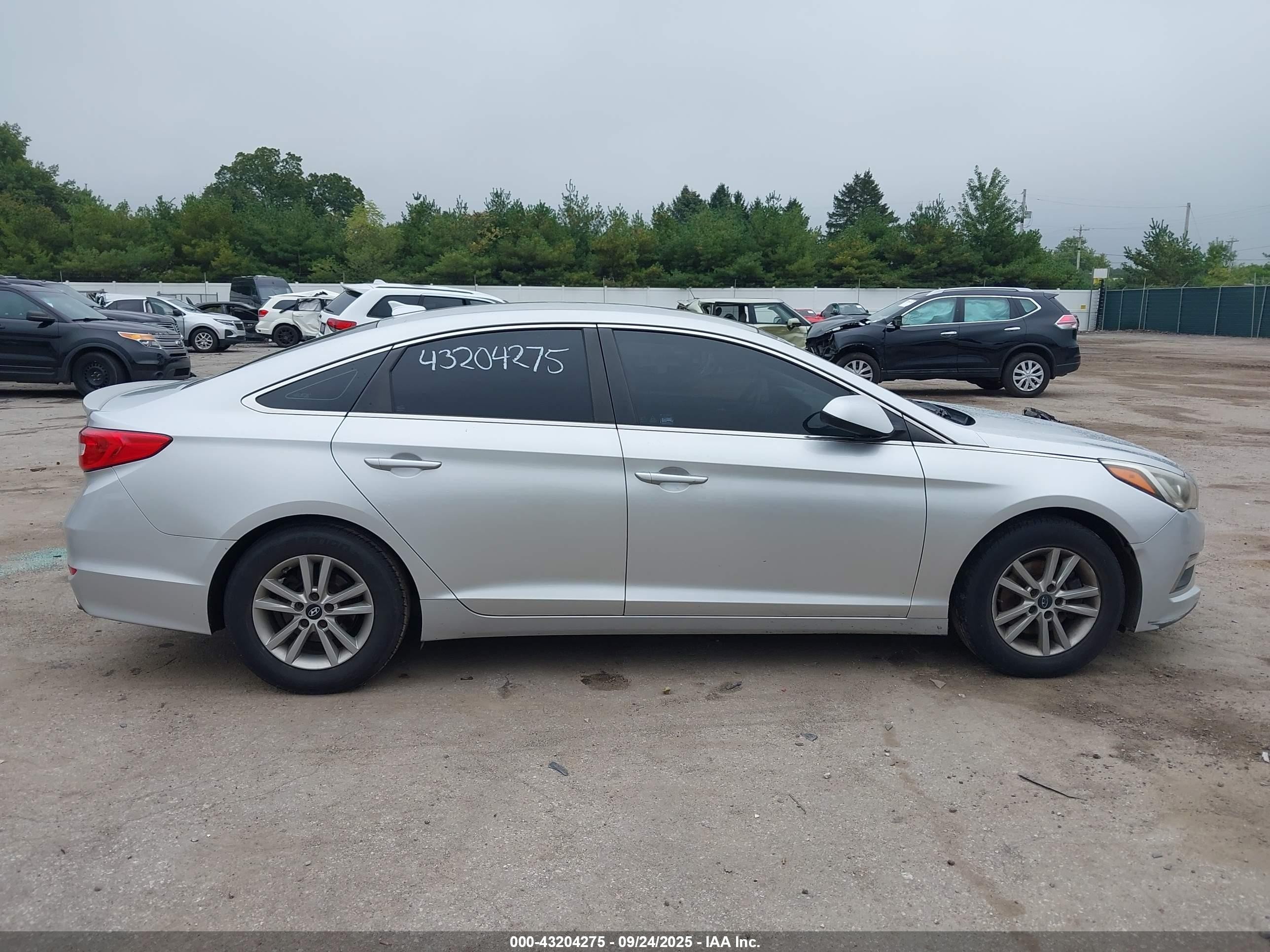 2015 Hyundai Sonata Se Silver vin: 5NPE24AF5FH054867