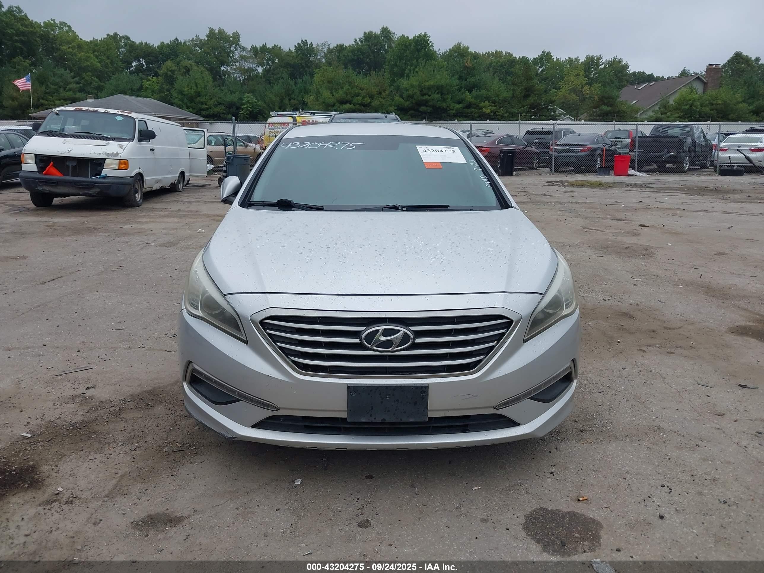 2015 Hyundai Sonata Se Silver vin: 5NPE24AF5FH054867