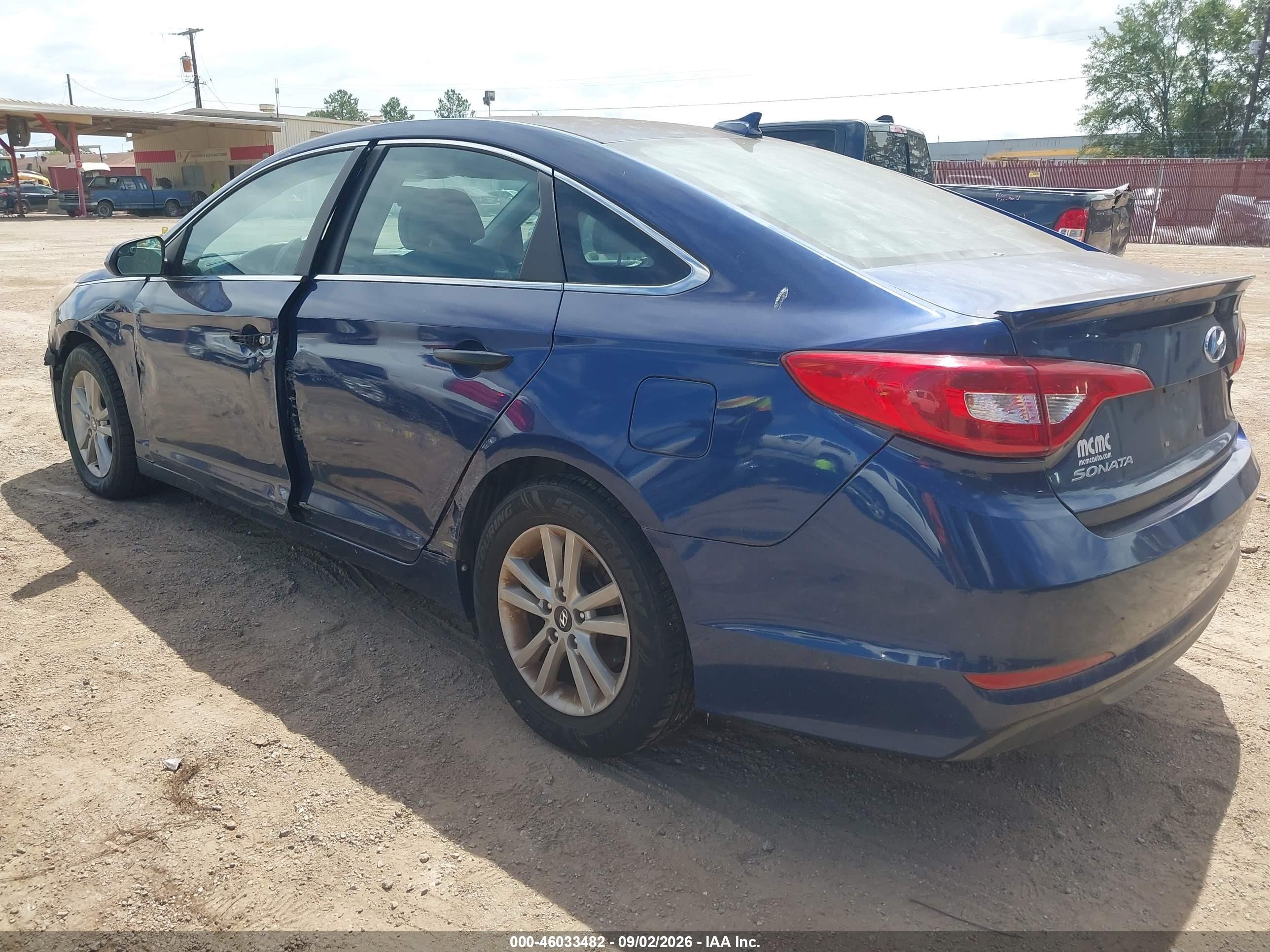 2015 Hyundai Sonata Se Blue vin: 5NPE24AF5FH073015