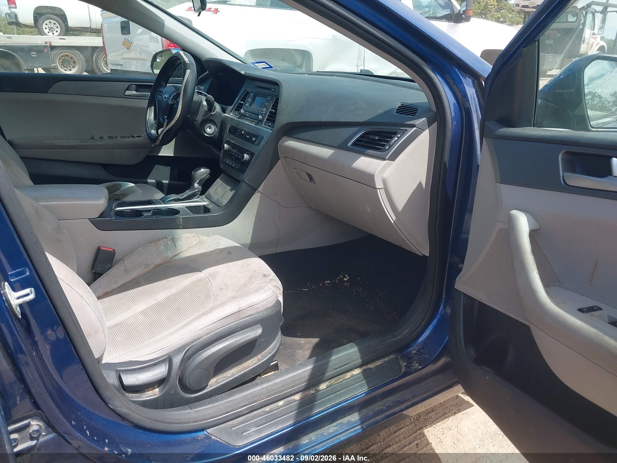 2015 Hyundai Sonata Se Blue vin: 5NPE24AF5FH073015