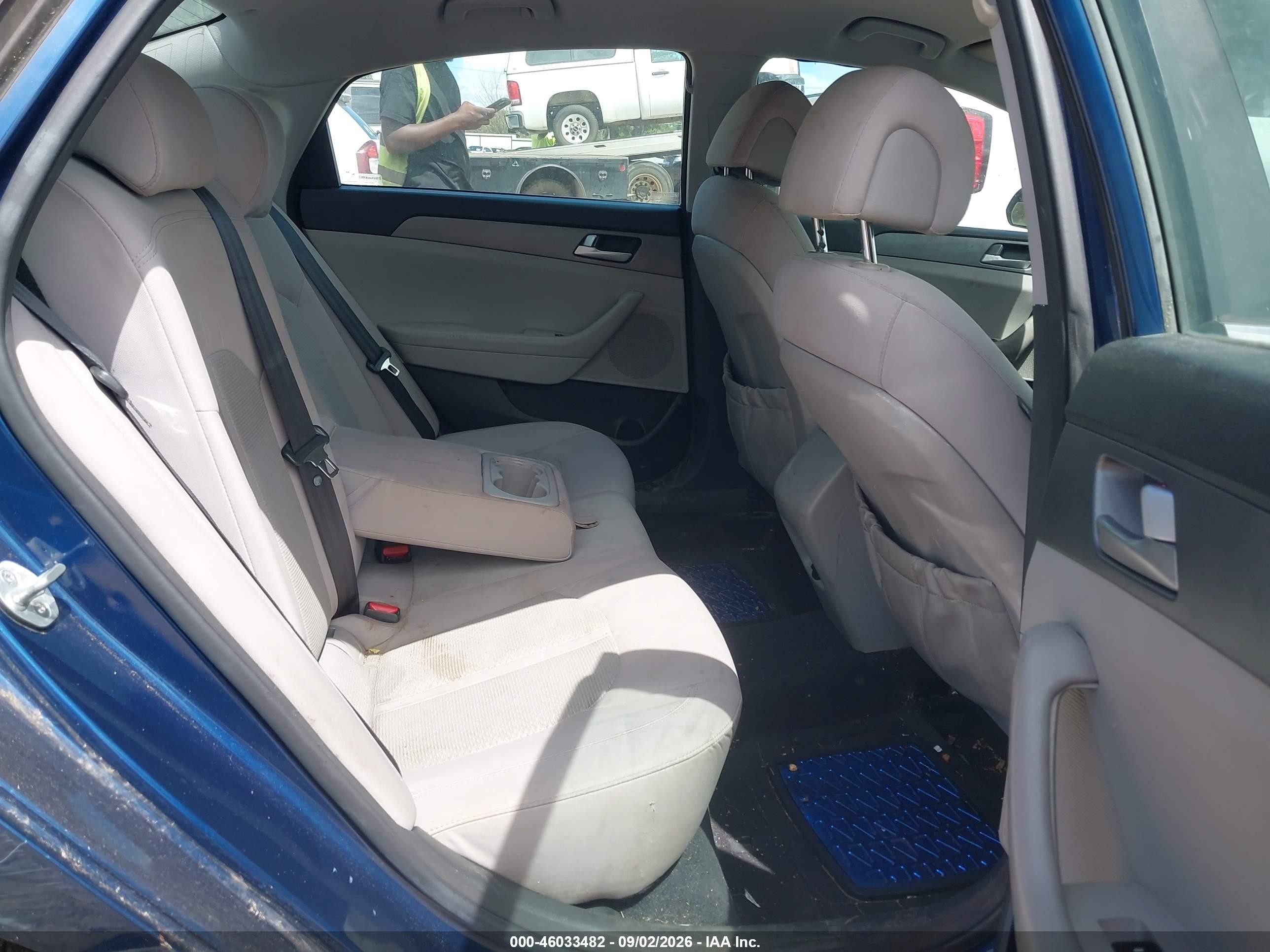 2015 Hyundai Sonata Se Blue vin: 5NPE24AF5FH073015