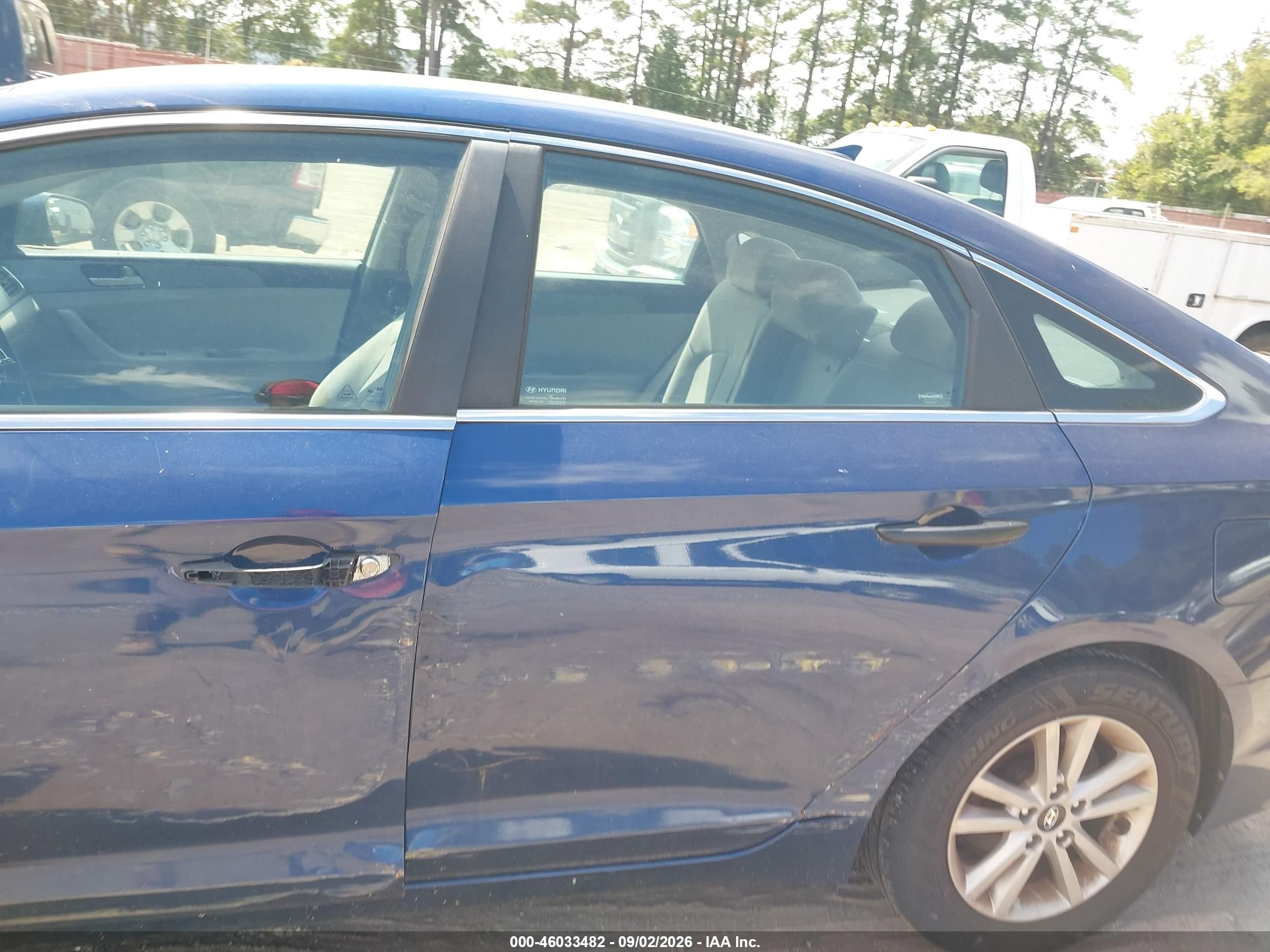 2015 Hyundai Sonata Se Blue vin: 5NPE24AF5FH073015
