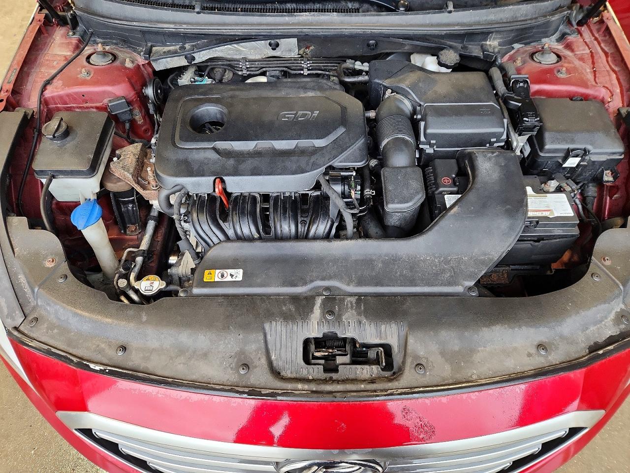 2015 Hyundai Sonata Se Burgundy vin: 5NPE24AF5FH077775