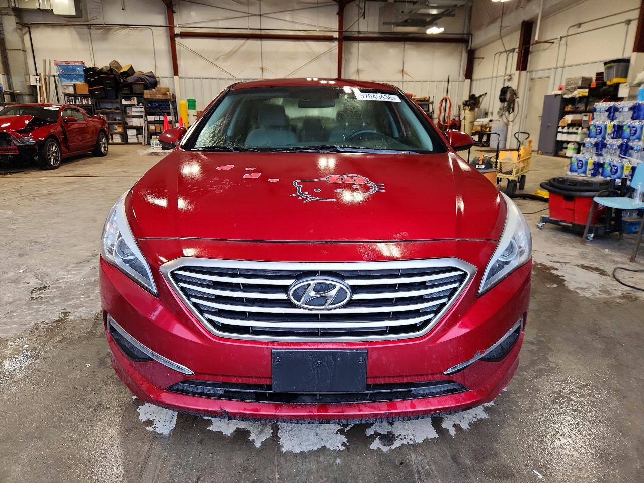2015 Hyundai Sonata Se Burgundy vin: 5NPE24AF5FH077775