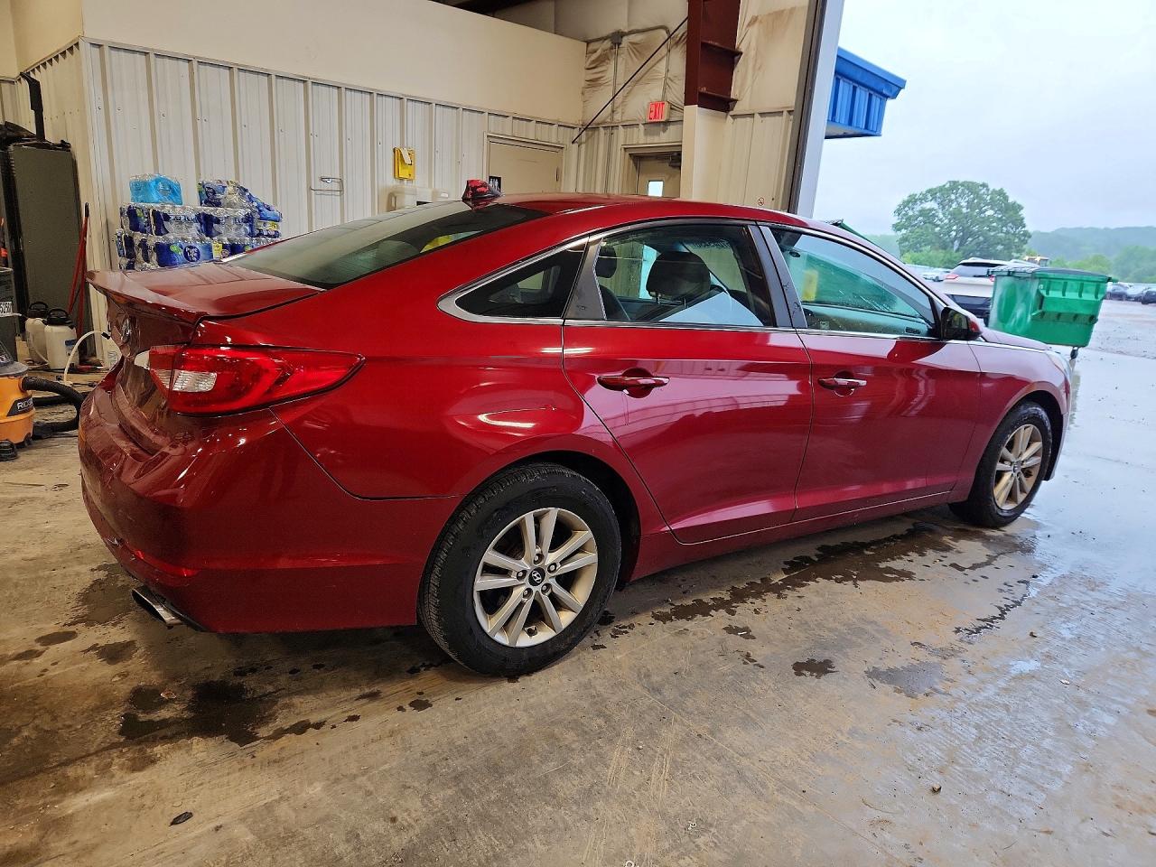 2015 Hyundai Sonata Se Burgundy vin: 5NPE24AF5FH077775