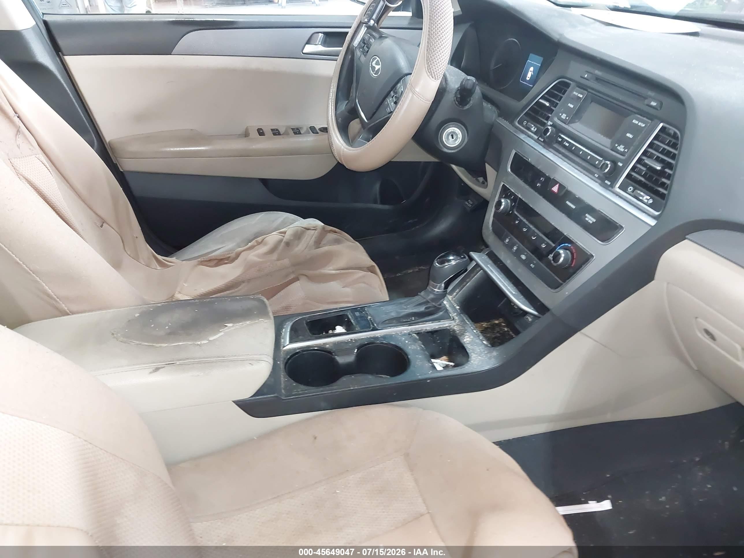 2015 Hyundai Sonata Se Blue vin: 5NPE24AF5FH080093