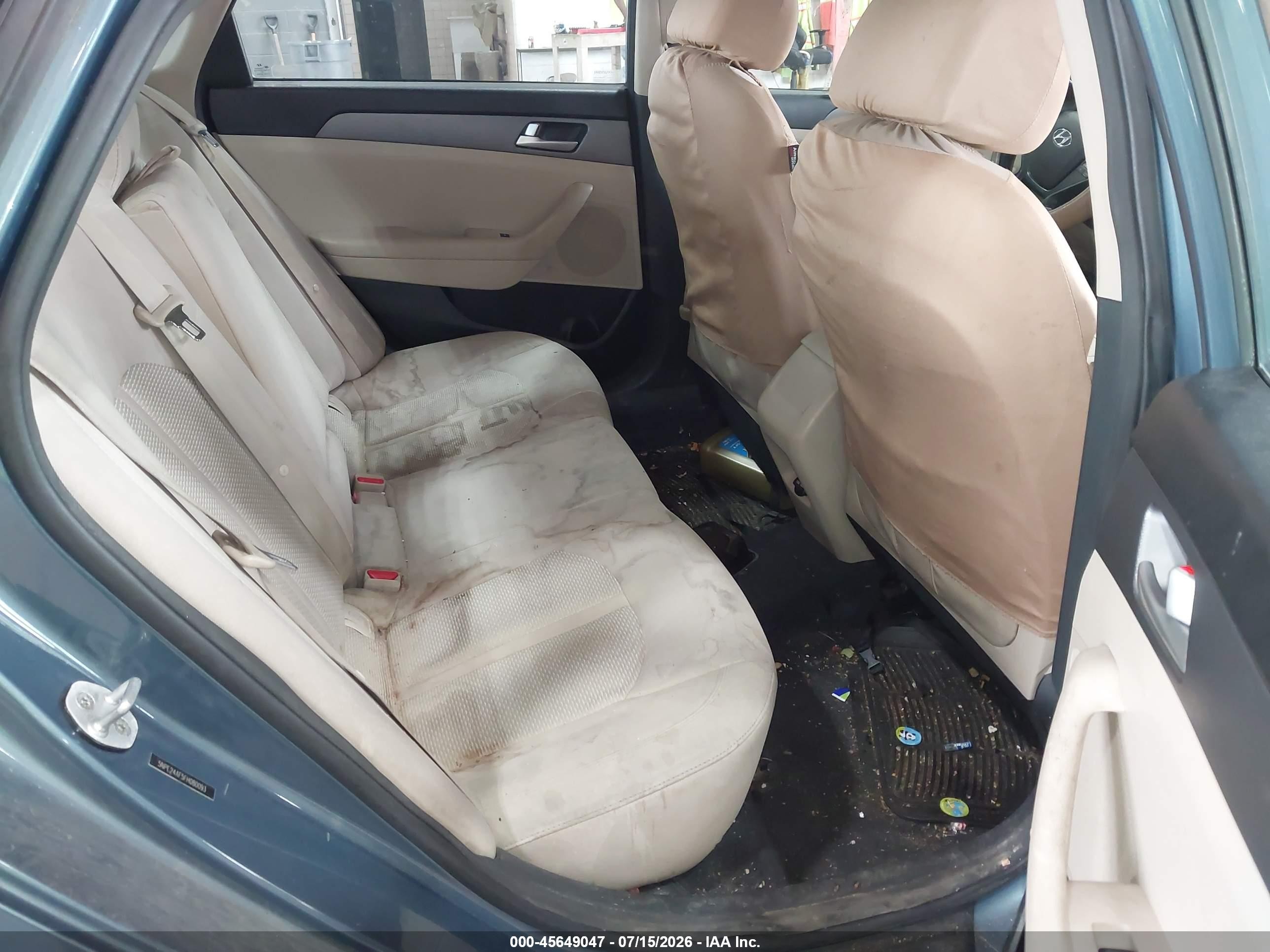 2015 Hyundai Sonata Se Blue vin: 5NPE24AF5FH080093