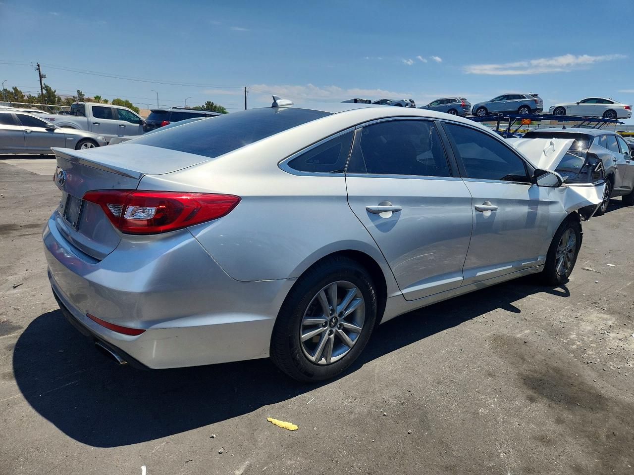 2015 Hyundai Sonata Se Silver vin: 5NPE24AF5FH111410