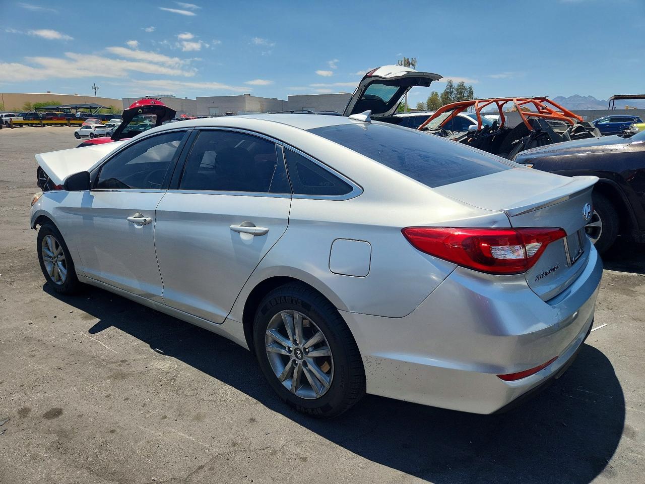 2015 Hyundai Sonata Se Silver vin: 5NPE24AF5FH111410