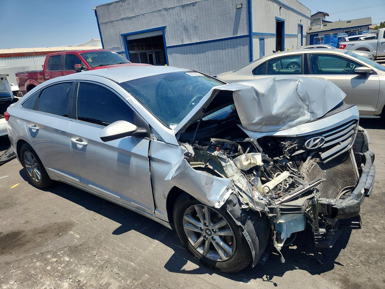 2015 Hyundai Sonata Se Silver vin: 5NPE24AF5FH111410