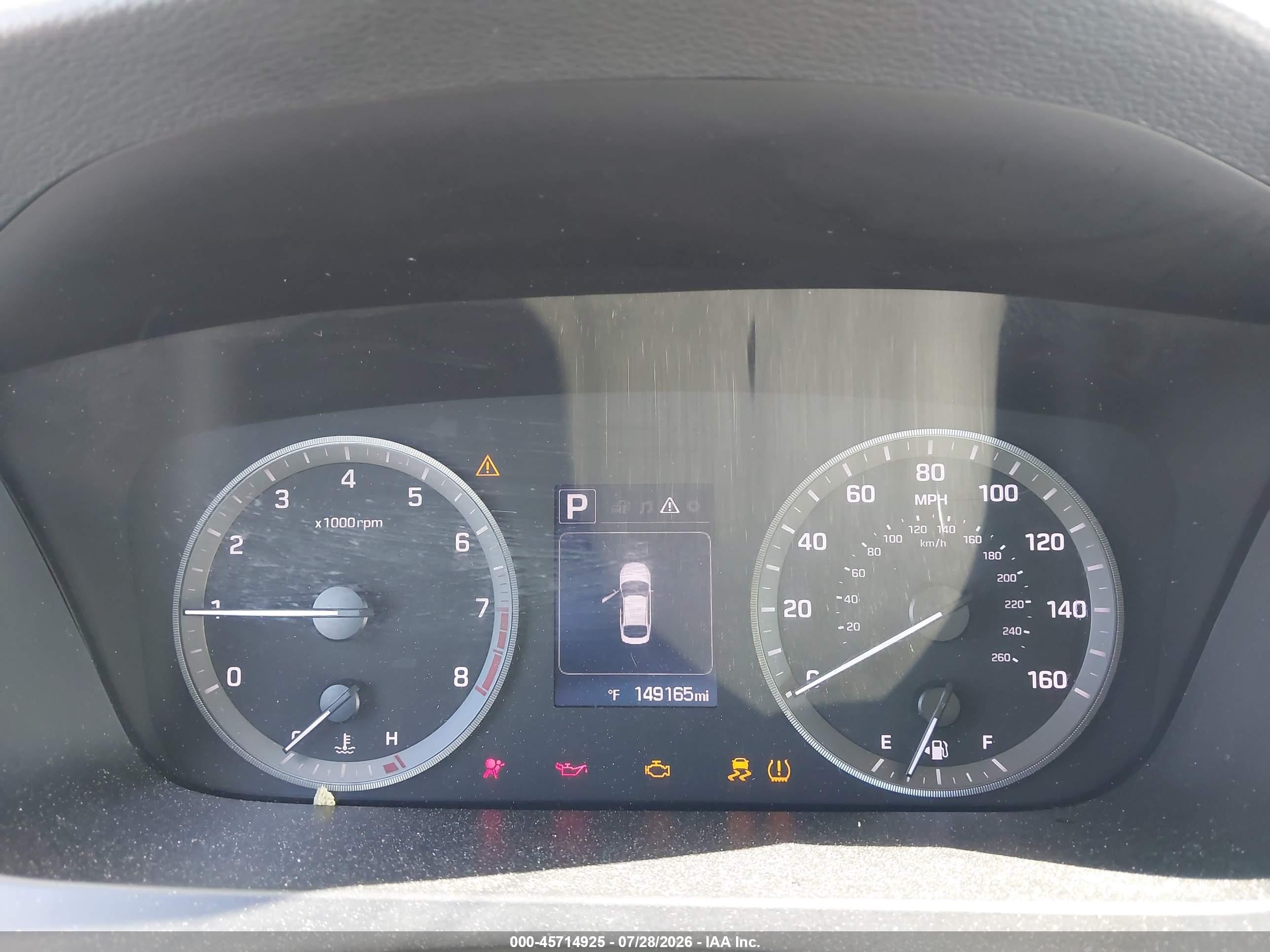 2015 Hyundai Sonata Se Gray vin: 5NPE24AF5FH119314