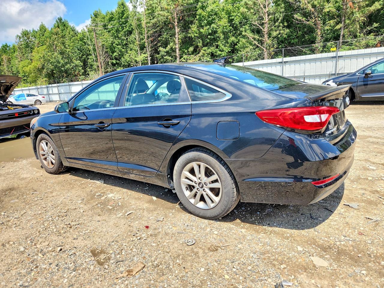 2015 Hyundai Sonata Se Черный vin: 5NPE24AF5FH122472