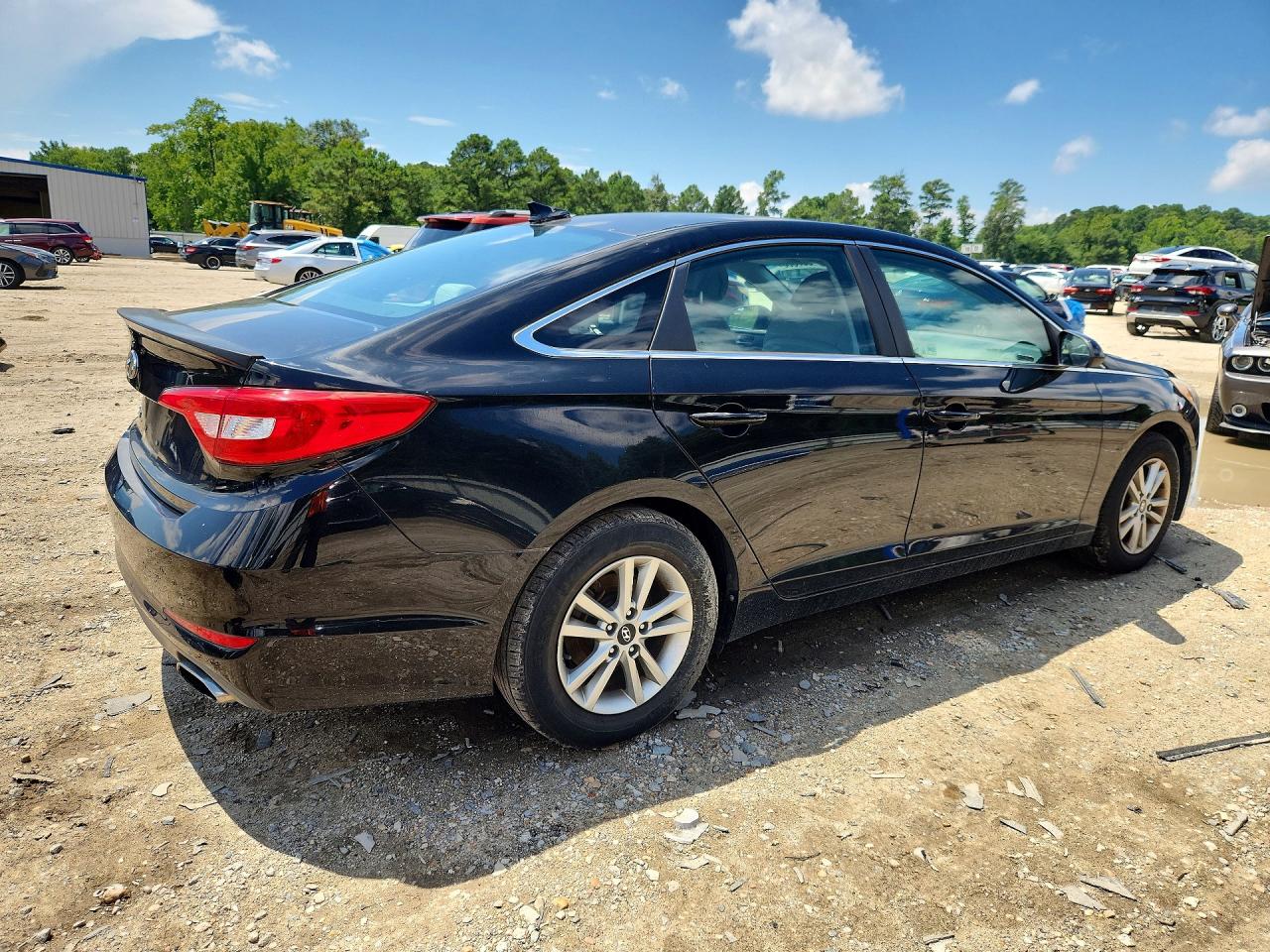 2015 Hyundai Sonata Se Черный vin: 5NPE24AF5FH122472