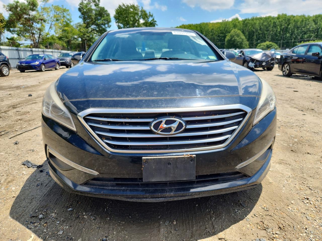 2015 Hyundai Sonata Se Черный vin: 5NPE24AF5FH122472