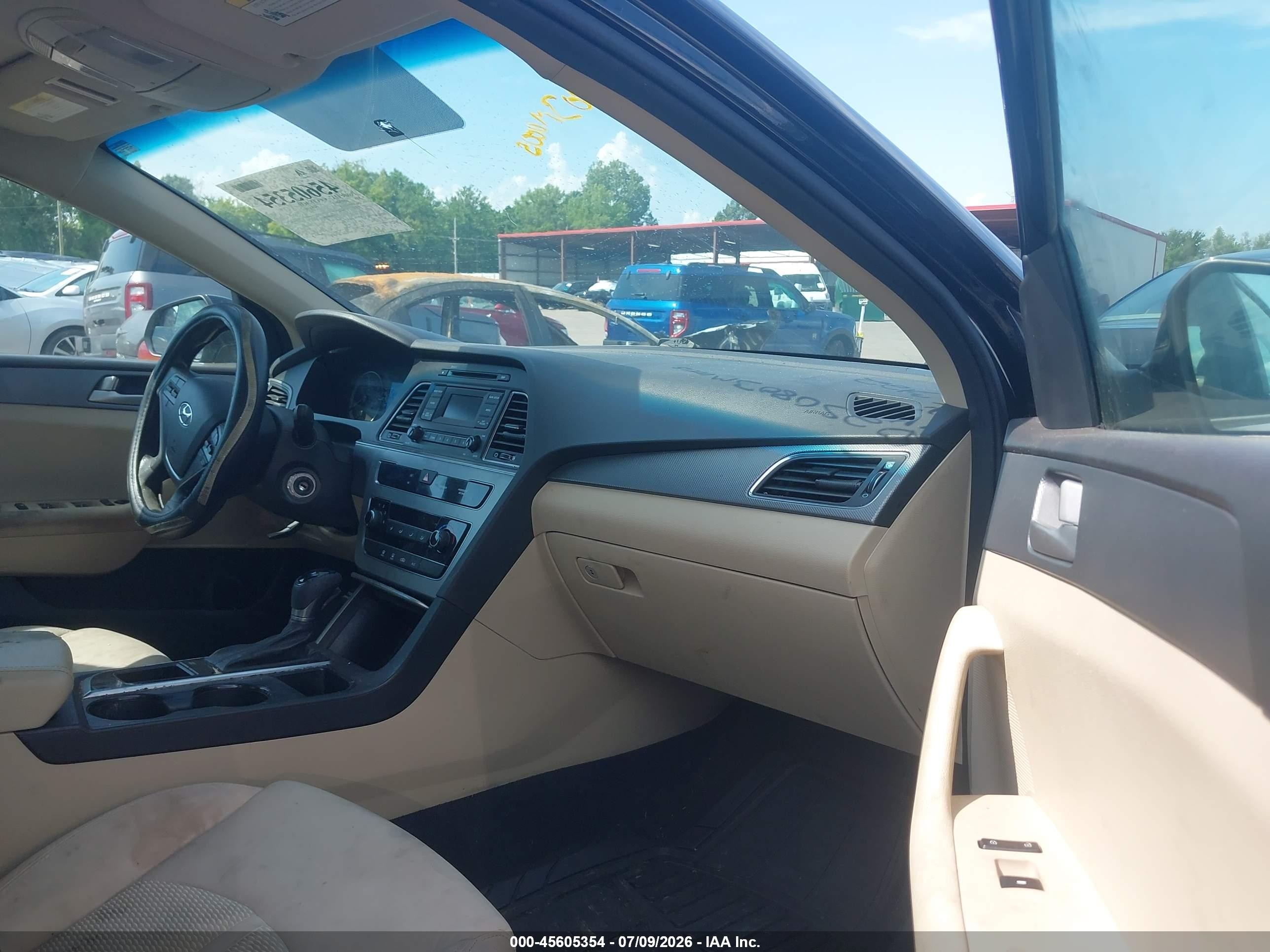 2015 Hyundai Sonata Se Black vin: 5NPE24AF5FH123122