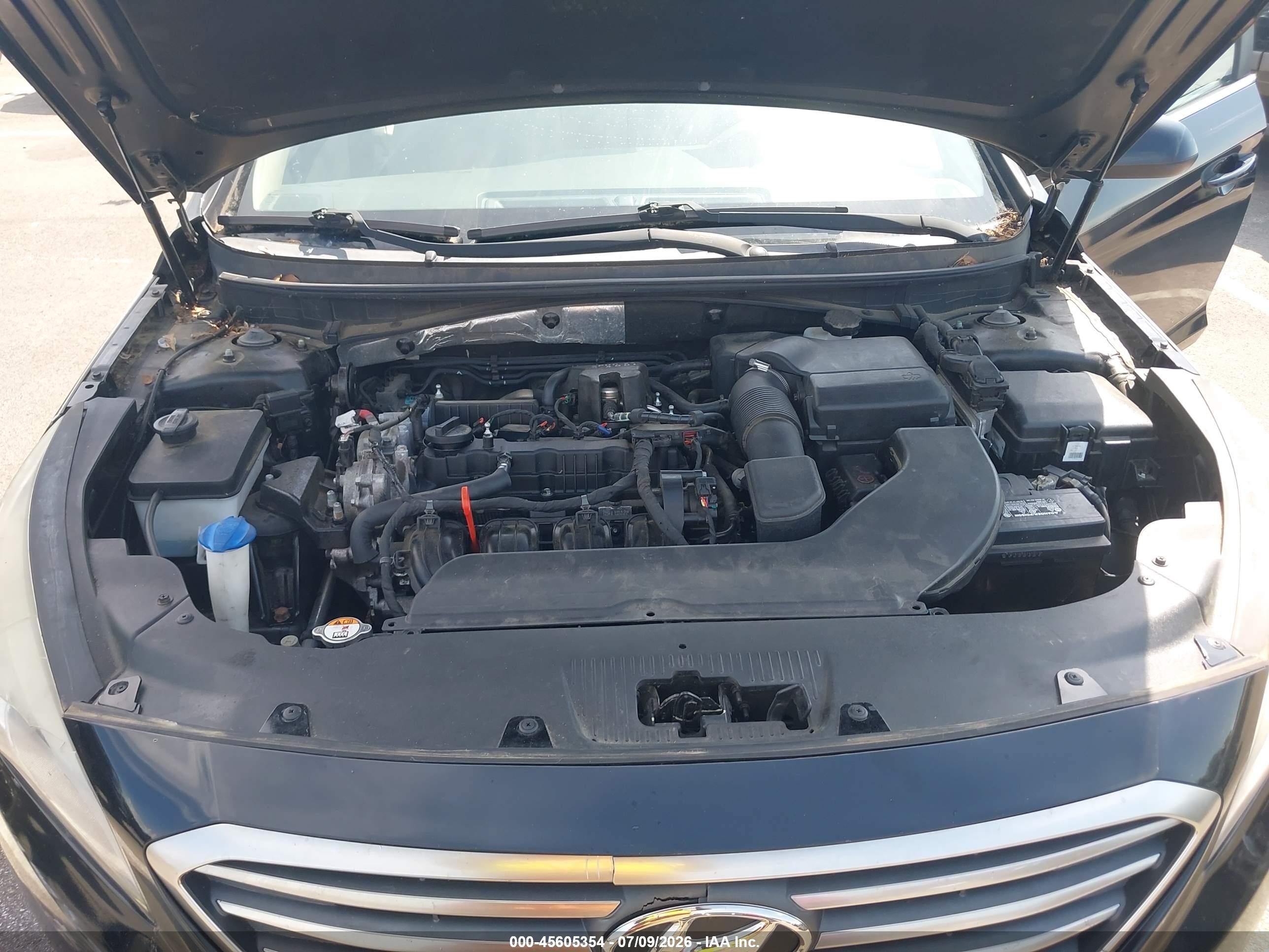 2015 Hyundai Sonata Se Black vin: 5NPE24AF5FH123122
