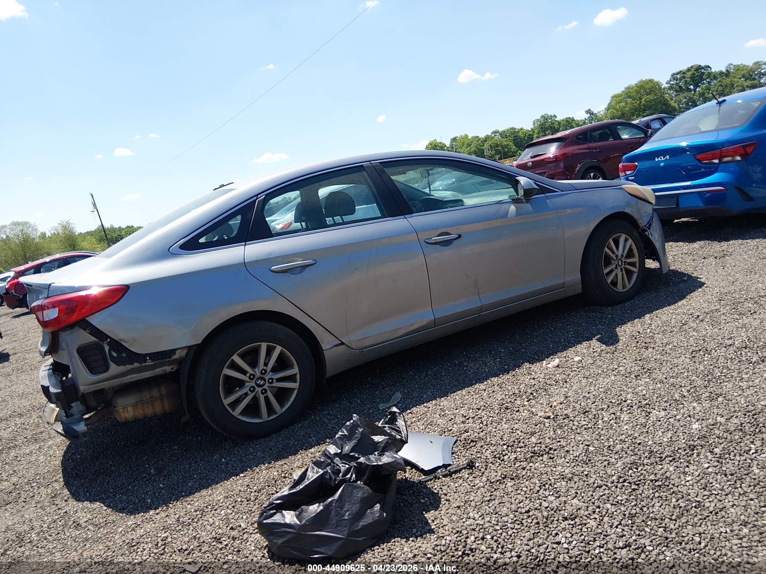 2015 Hyundai Sonata Se Gray vin: 5NPE24AF5FH123198