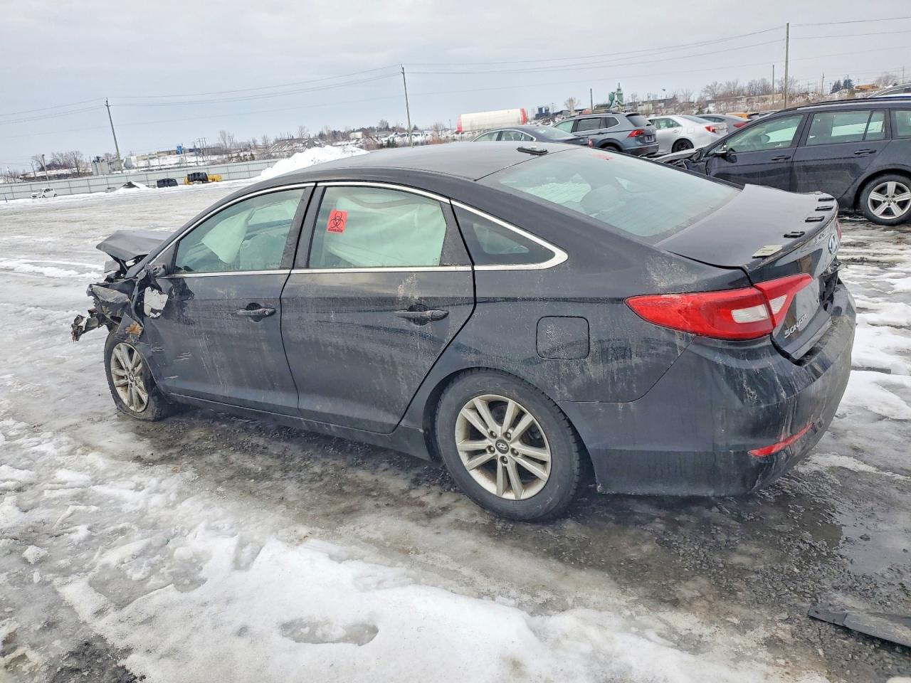 2015 Hyundai Sonata Se Черный vin: 5NPE24AF5FH131530