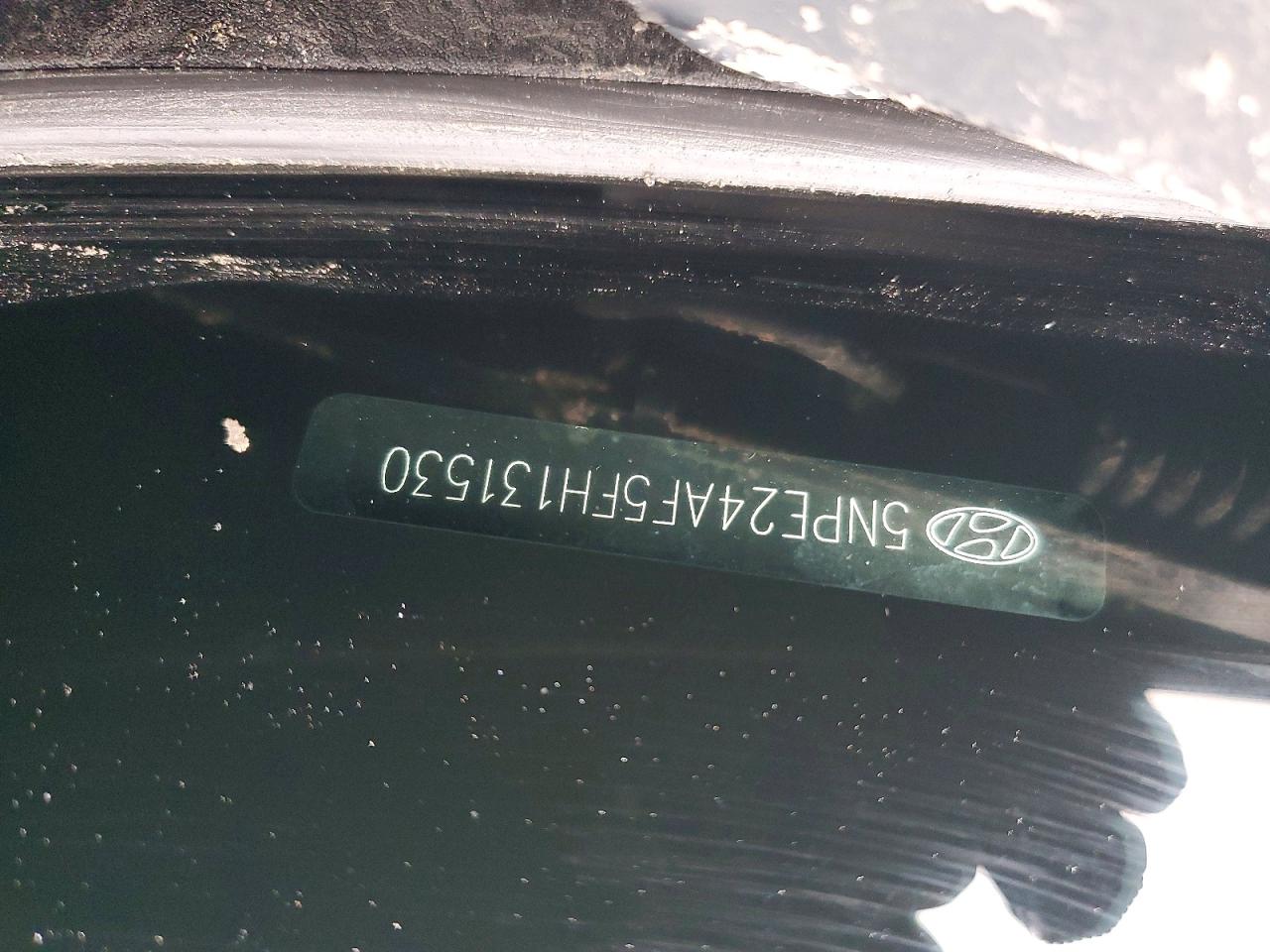 2015 Hyundai Sonata Se Черный vin: 5NPE24AF5FH131530