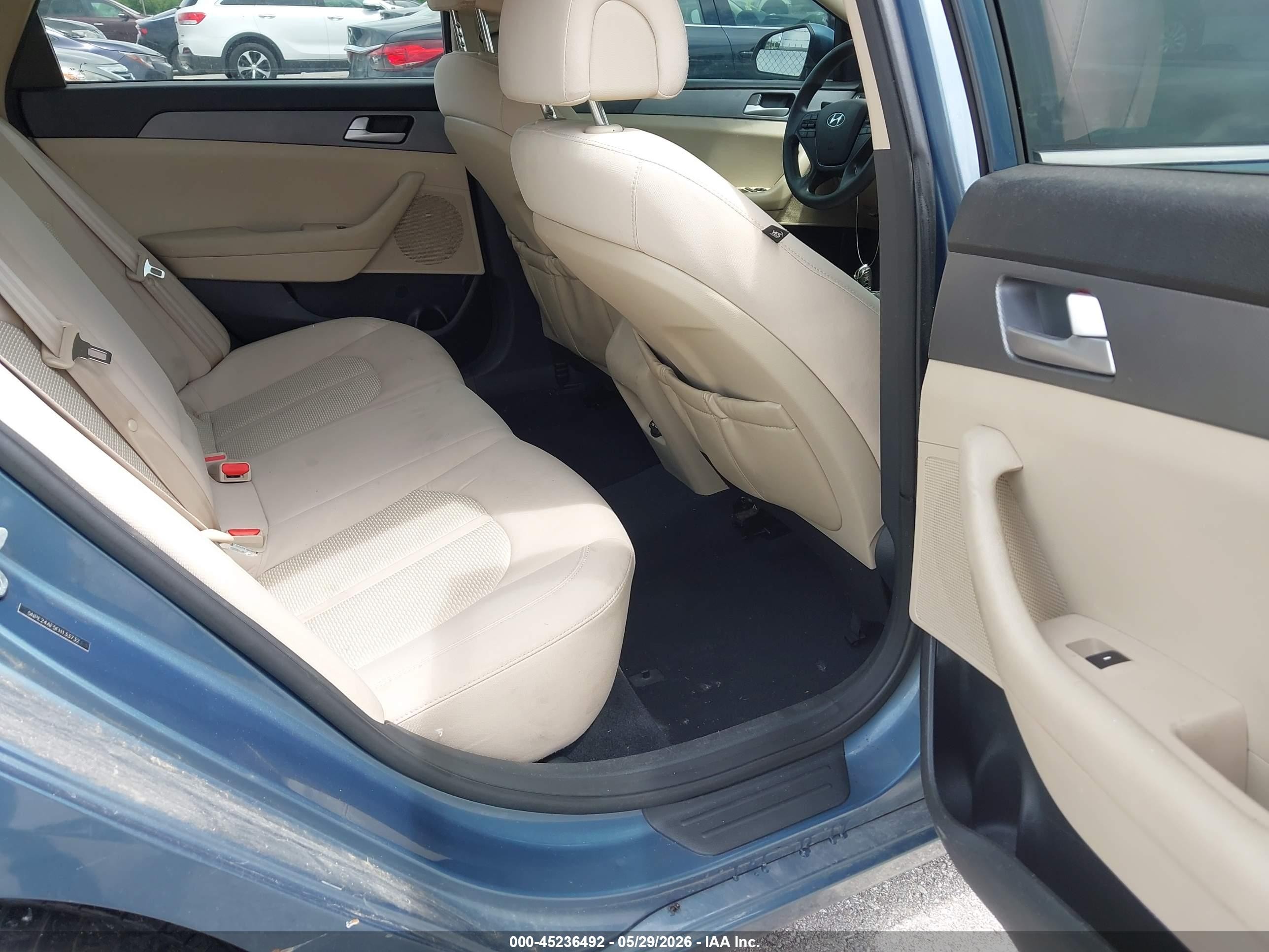 2015 Hyundai Sonata Se Blue vin: 5NPE24AF5FH133732