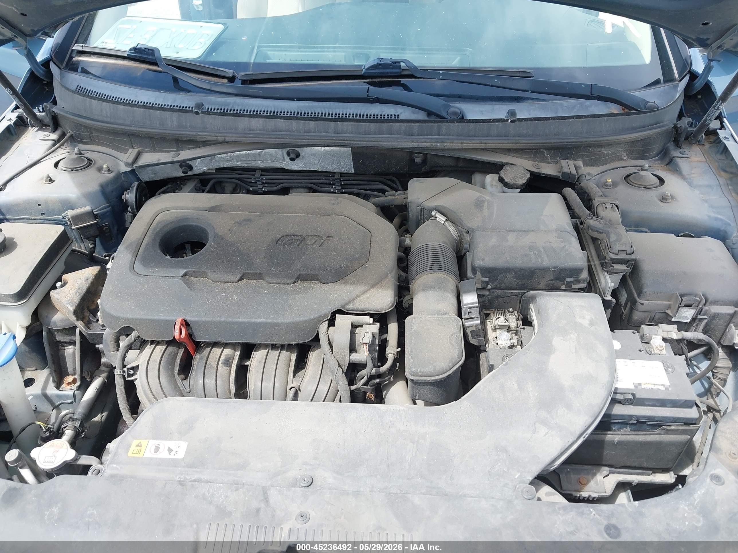 2015 Hyundai Sonata Se Blue vin: 5NPE24AF5FH133732