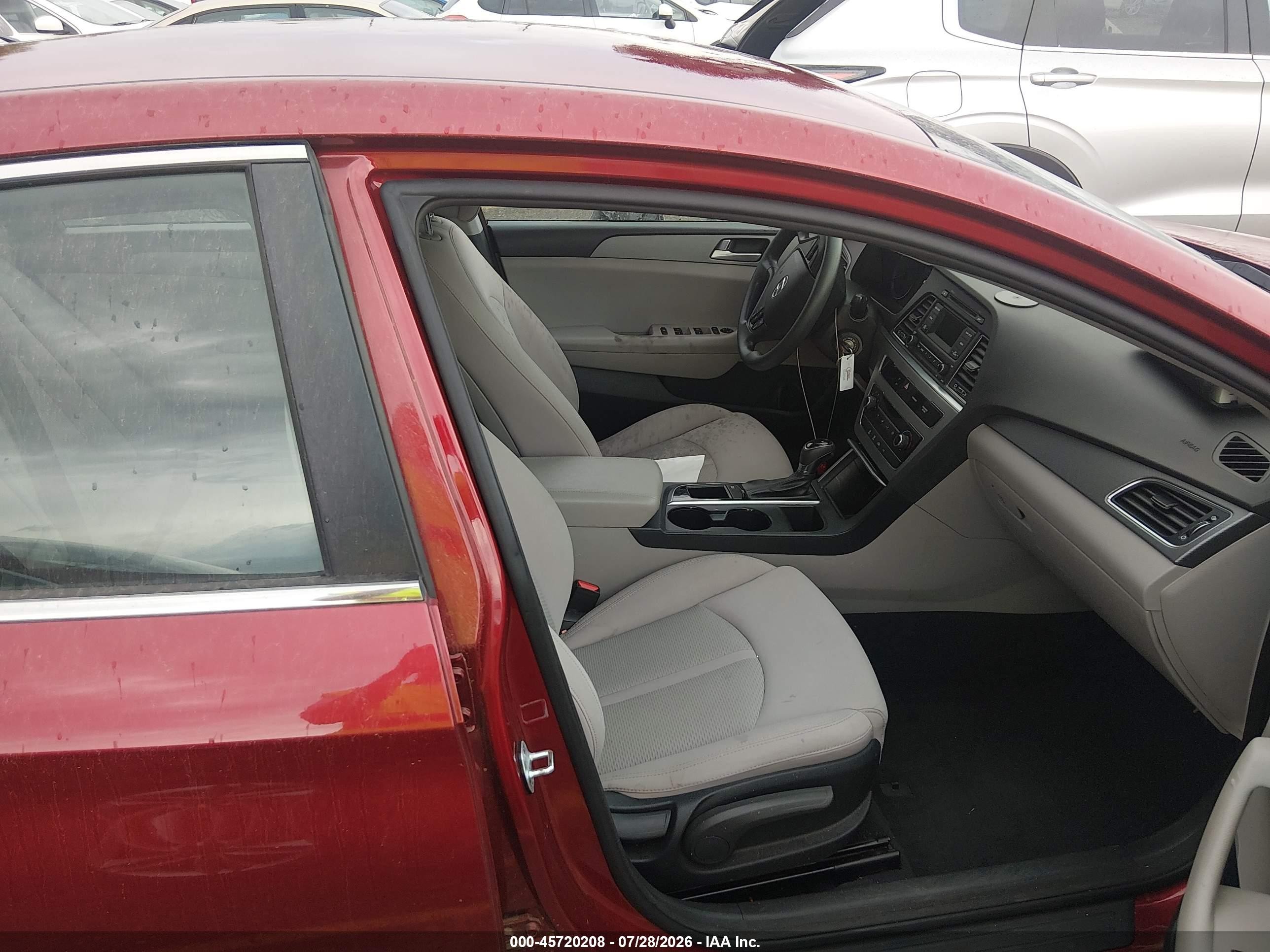 2015 Hyundai Sonata Se Red vin: 5NPE24AF5FH140292