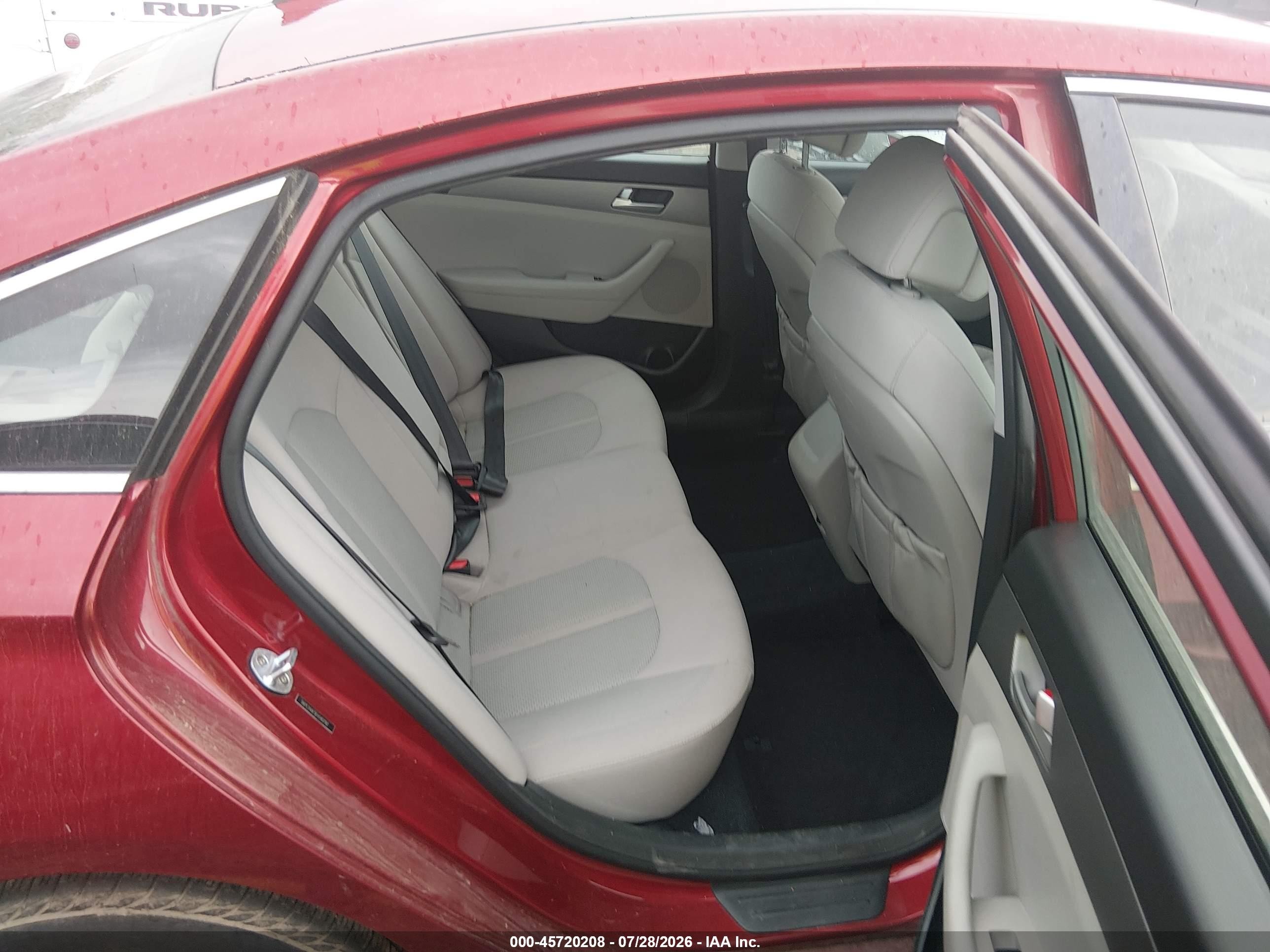 2015 Hyundai Sonata Se Red vin: 5NPE24AF5FH140292