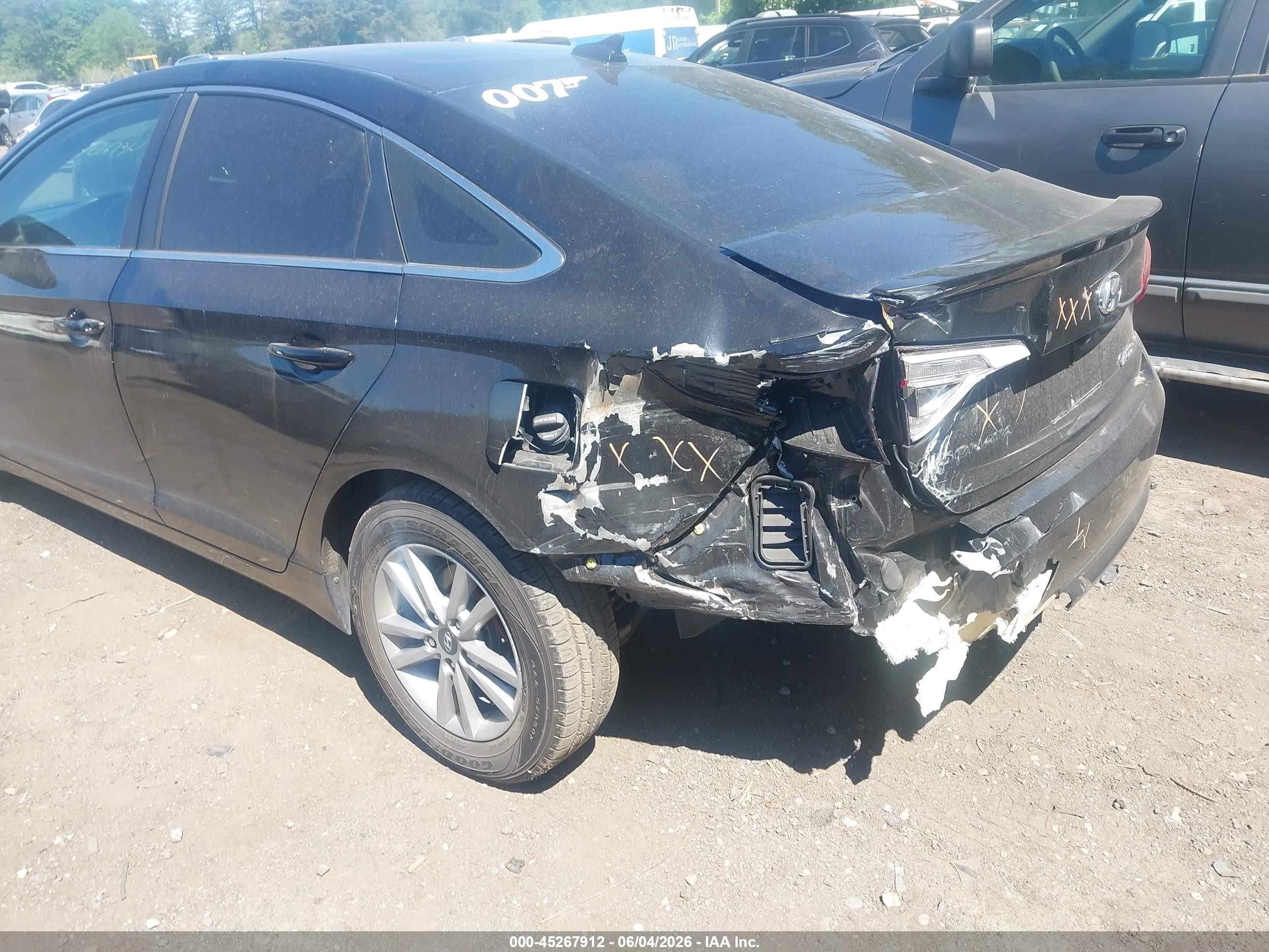 2015 Hyundai Sonata Se Black vin: 5NPE24AF5FH145511