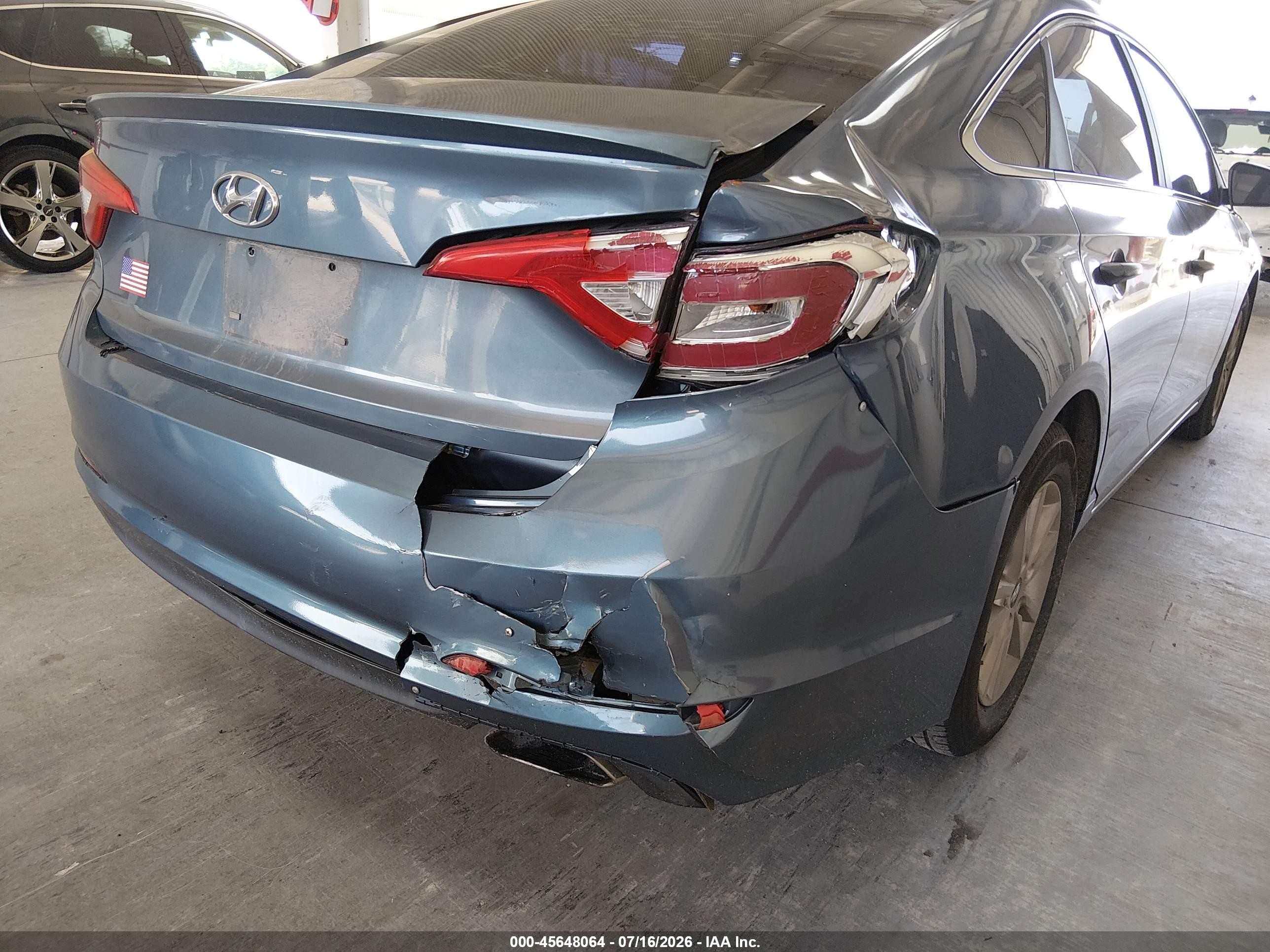 2015 Hyundai Sonata Se Blue vin: 5NPE24AF5FH154192