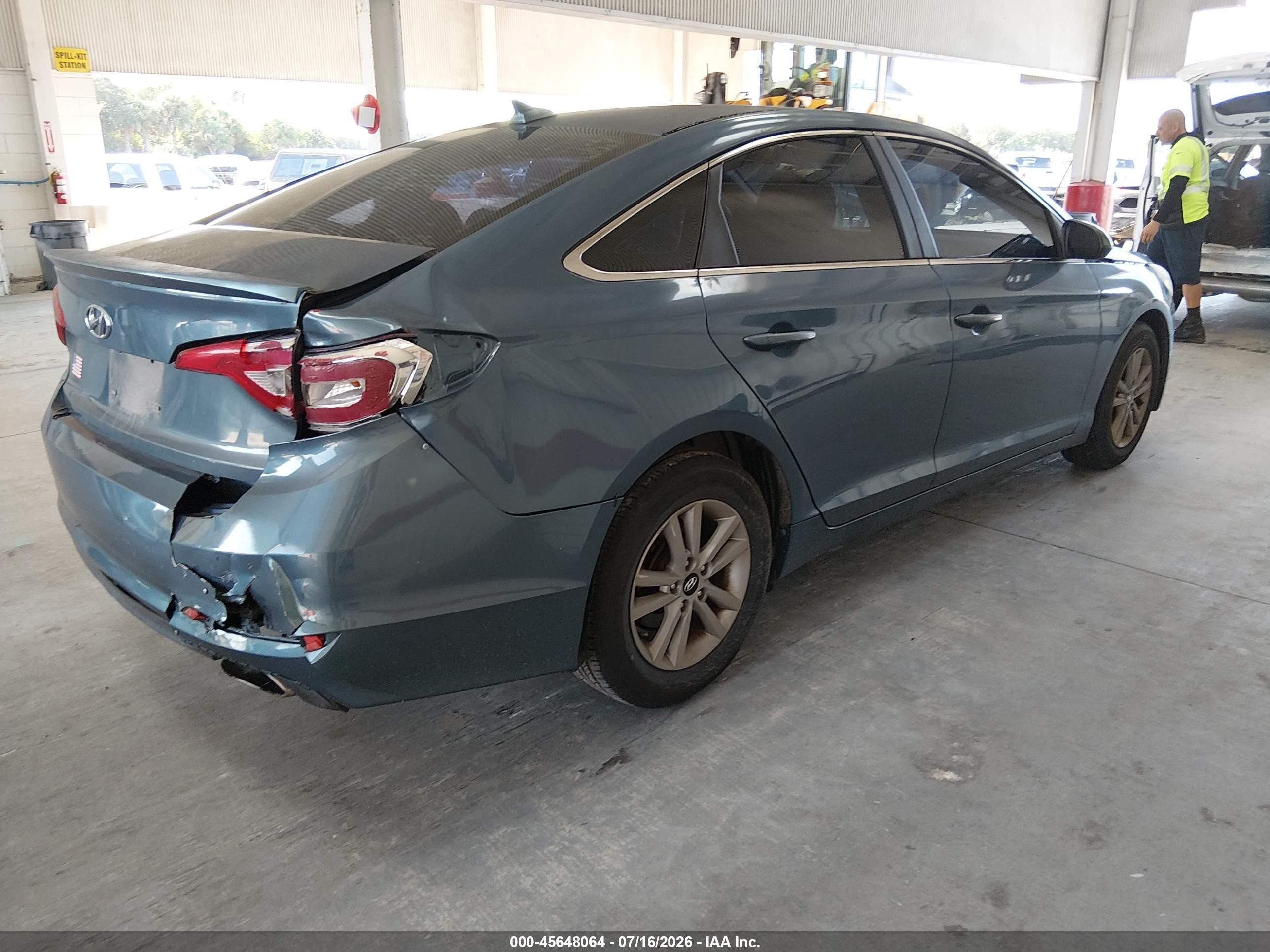 2015 Hyundai Sonata Se Blue vin: 5NPE24AF5FH154192