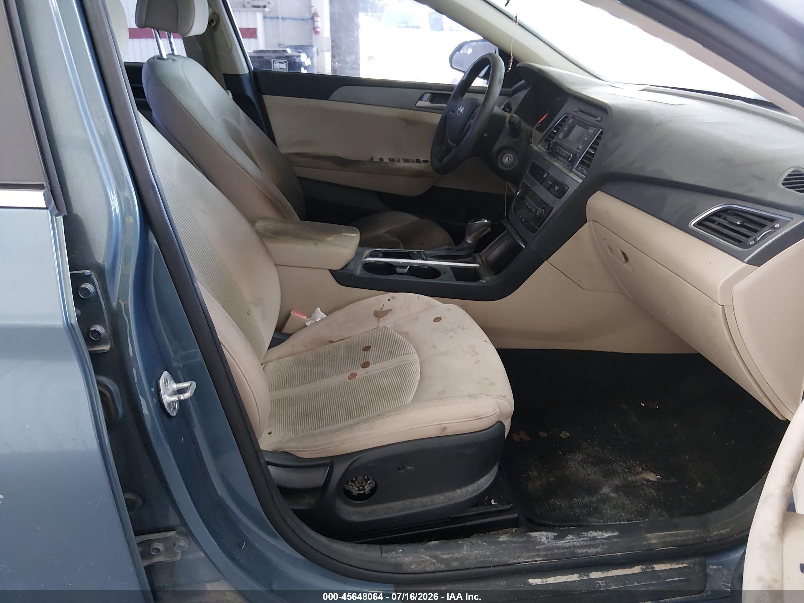 2015 Hyundai Sonata Se Blue vin: 5NPE24AF5FH154192