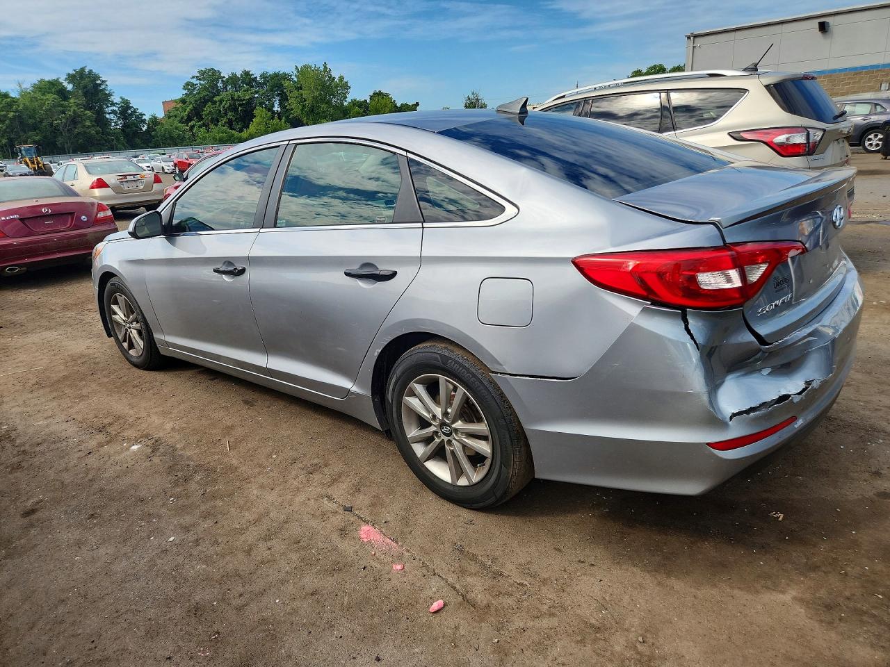 2015 Hyundai Sonata Se Silver vin: 5NPE24AF5FH154533