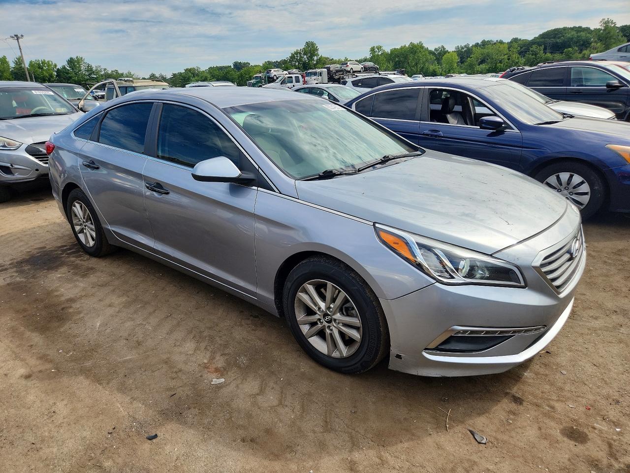 2015 Hyundai Sonata Se Silver vin: 5NPE24AF5FH154533