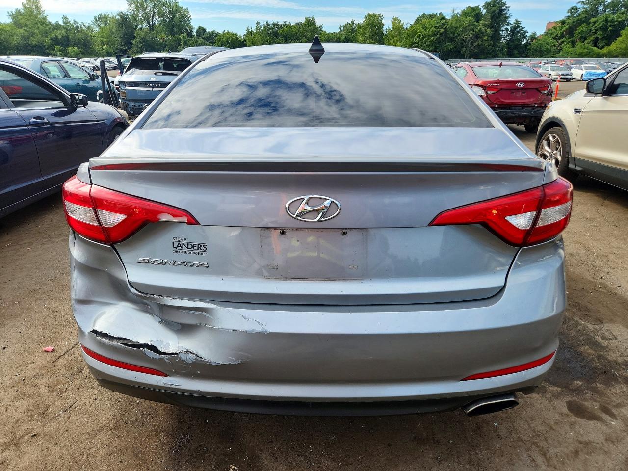 2015 Hyundai Sonata Se Silver vin: 5NPE24AF5FH154533